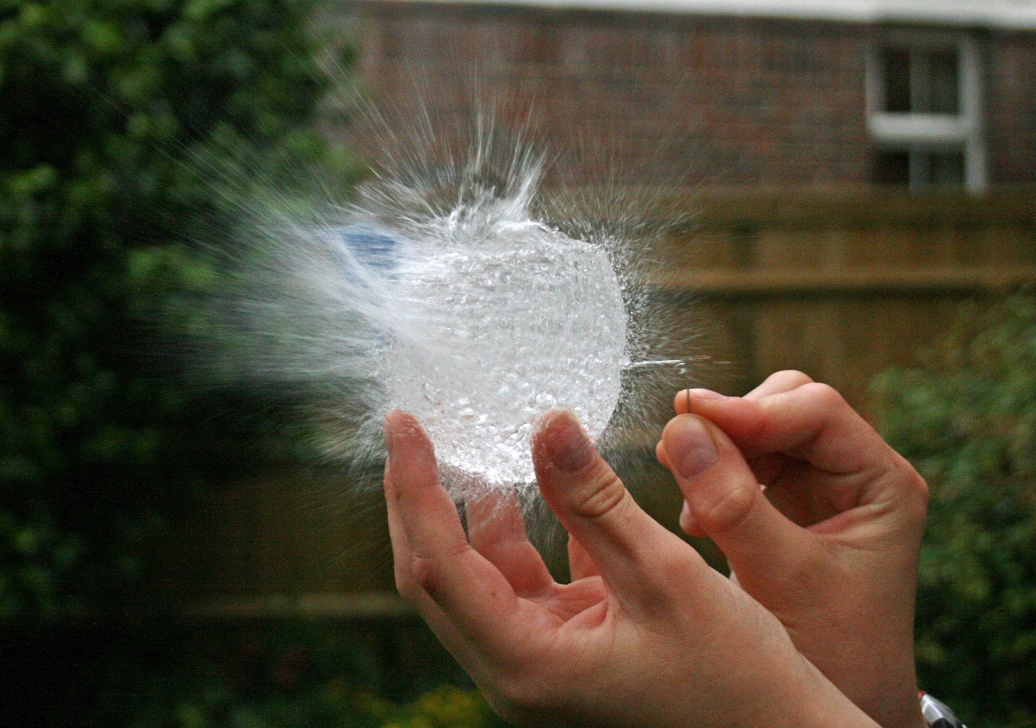 Water Water Drops Splashes Sphere Cracked Fingers Depth Of Field Building Hands Trees 2048x1439