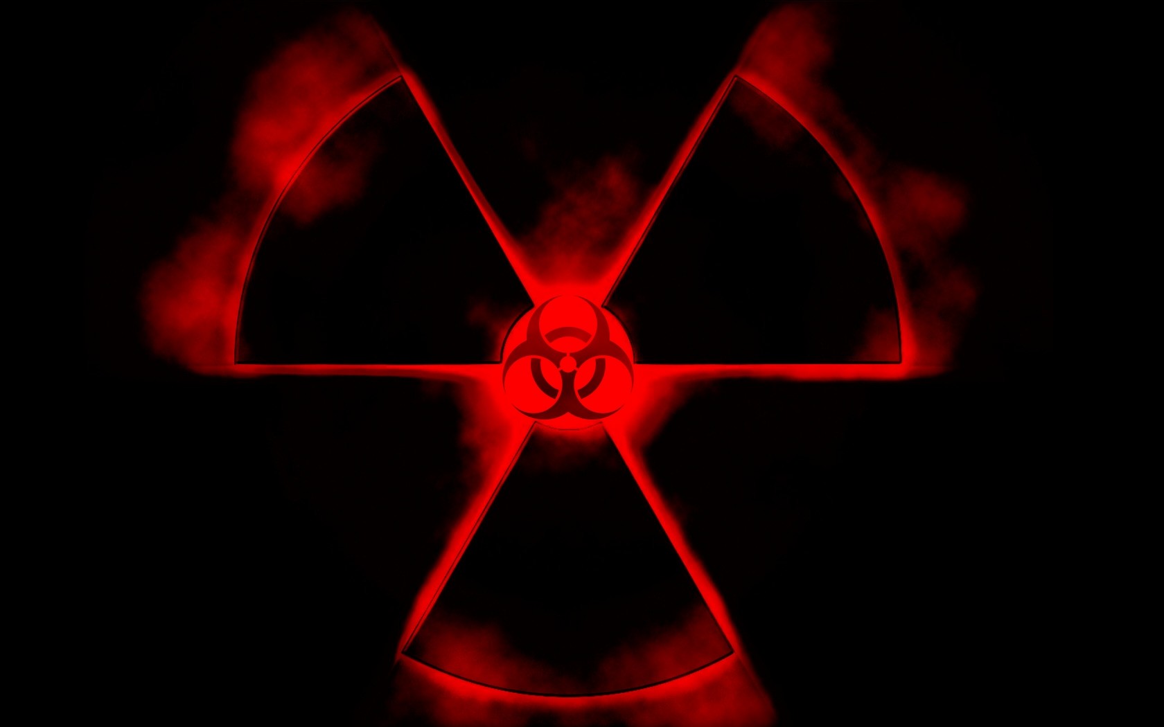 Biohazard Radiation Digital Art 1680x1050