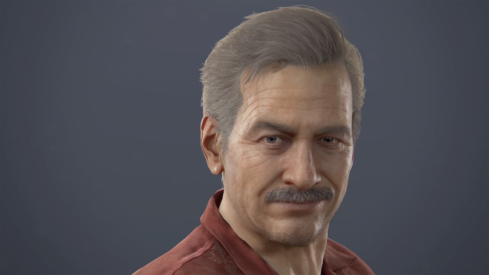 Uncharted 4 A Thiefs End PlayStation 4 Gray Hair Old Victor Sullivan Sullivan Video Game Characters 1920x1080