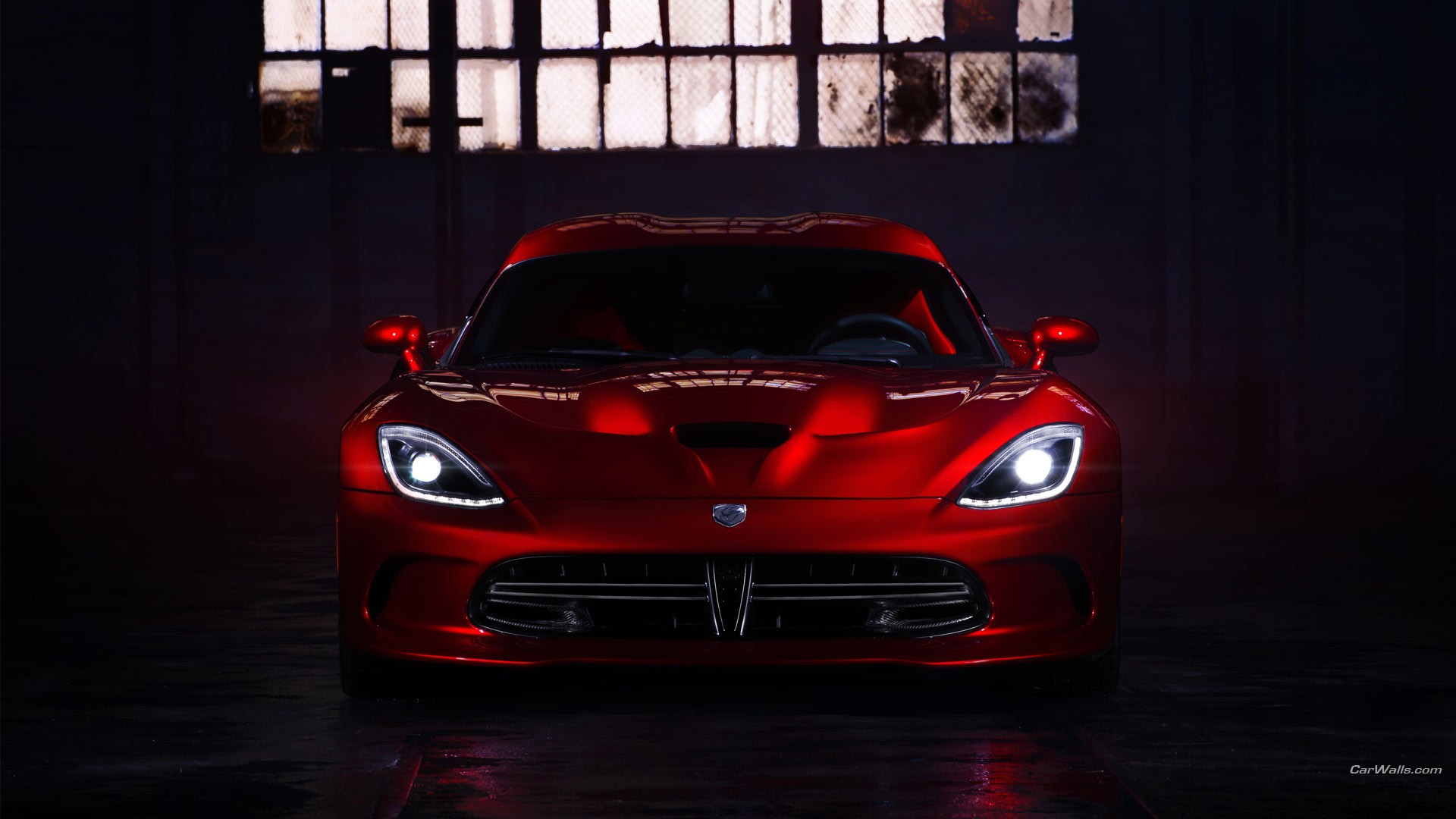 Dodge Viper Dodge Car Red Cars Vehicle 1920x1080