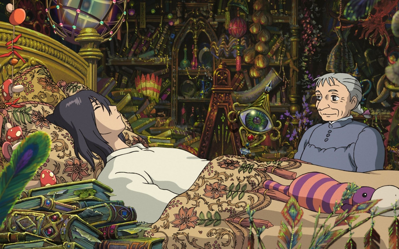Anime Howls Moving Castle 1680x1050