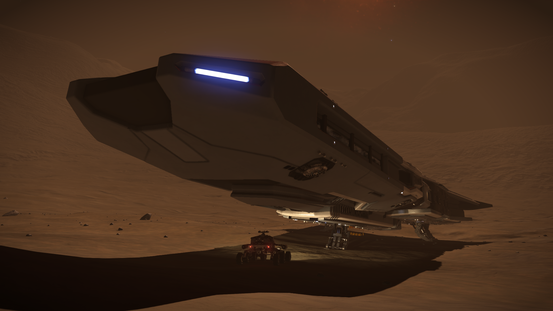 Elite Dangerous Federal Corvette Spaceship PC Gaming Screen Shot 1920x1080