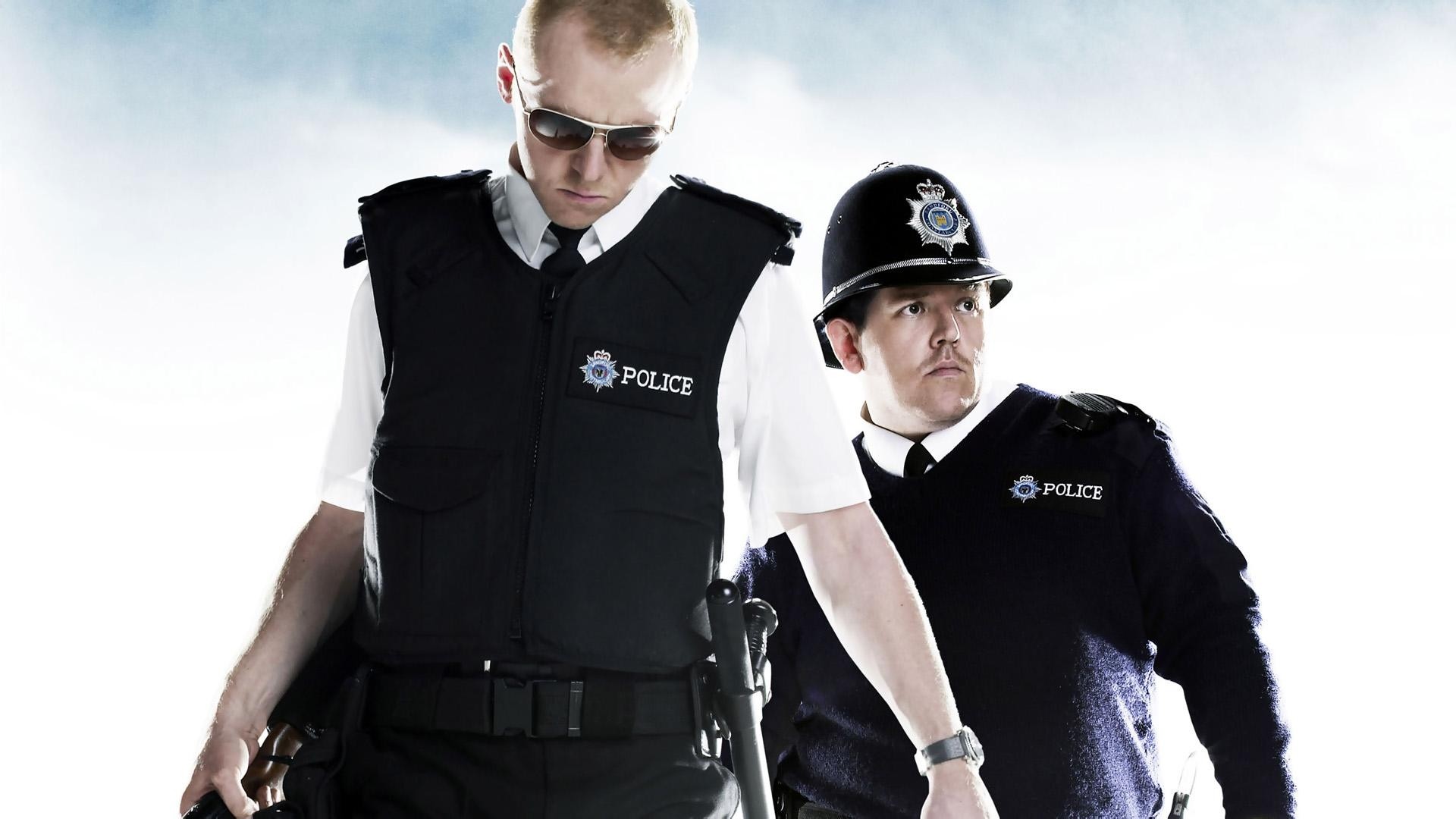 Movies Hot Fuzz Simon Pegg Blood And Ice Cream Nick Frost 1920x1080
