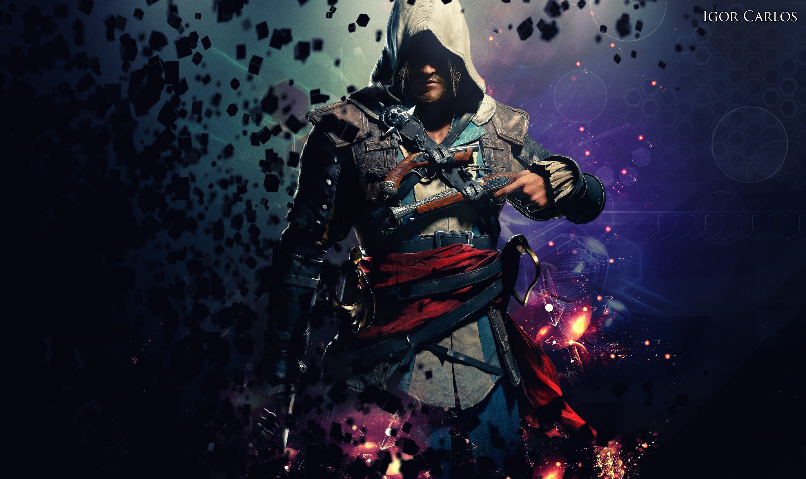 Edward Kenway Video Game Heroes Video Games Hoods Assassins Creed 2780x1654
