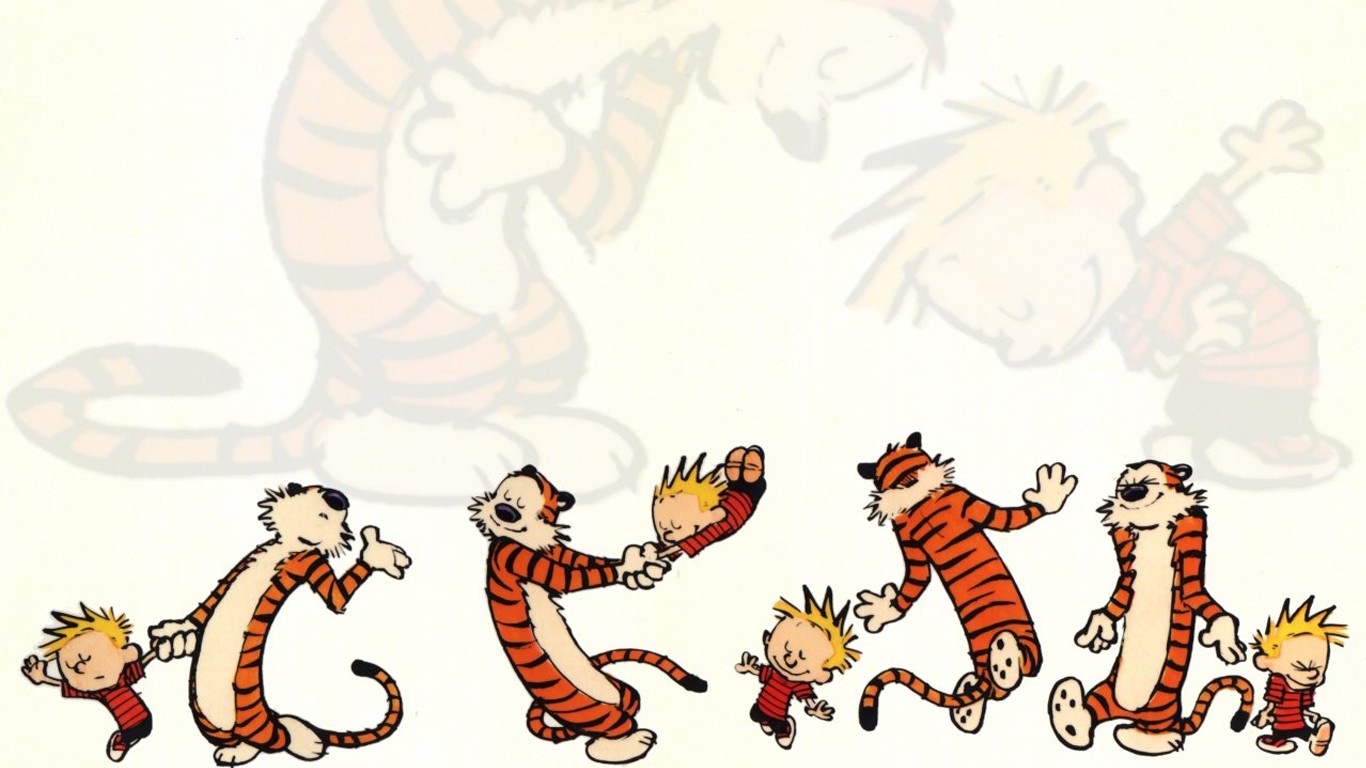 Calvin And Hobbes Comics Bill Watterson 1366x768