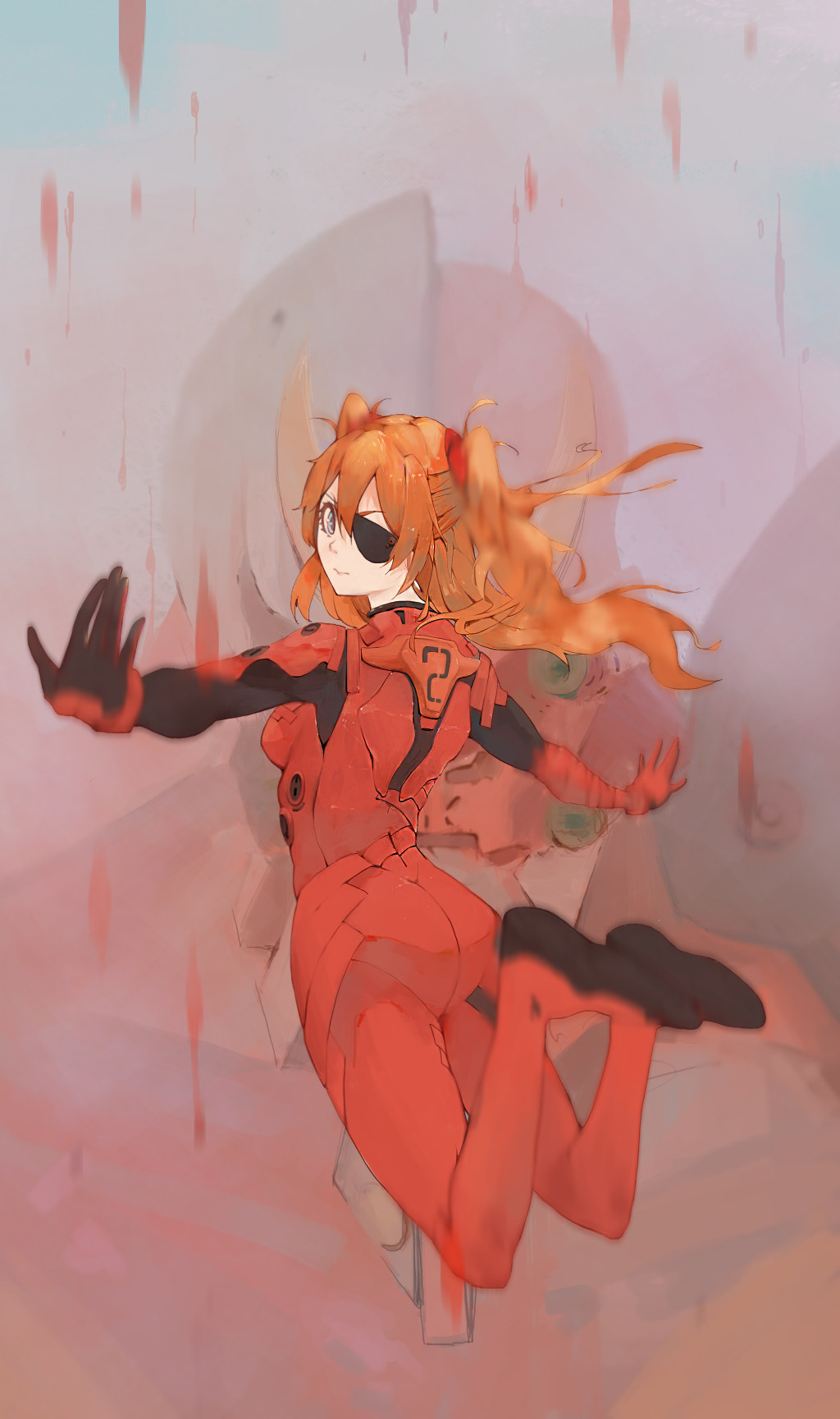 Neon Genesis Evangelion Rebuild Of Evangelion Evangelion 3 0 Anime Girls Fan Art 2D Vertical Plugsui 1024x1728