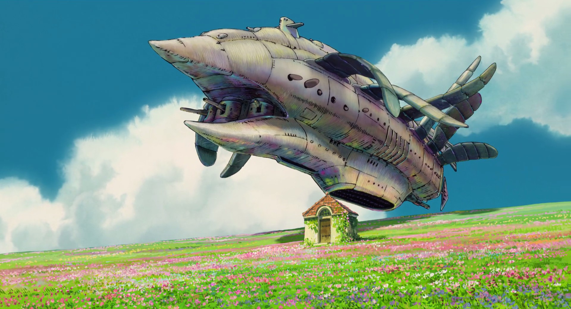 Anime Howls Moving Castle 1920x1040