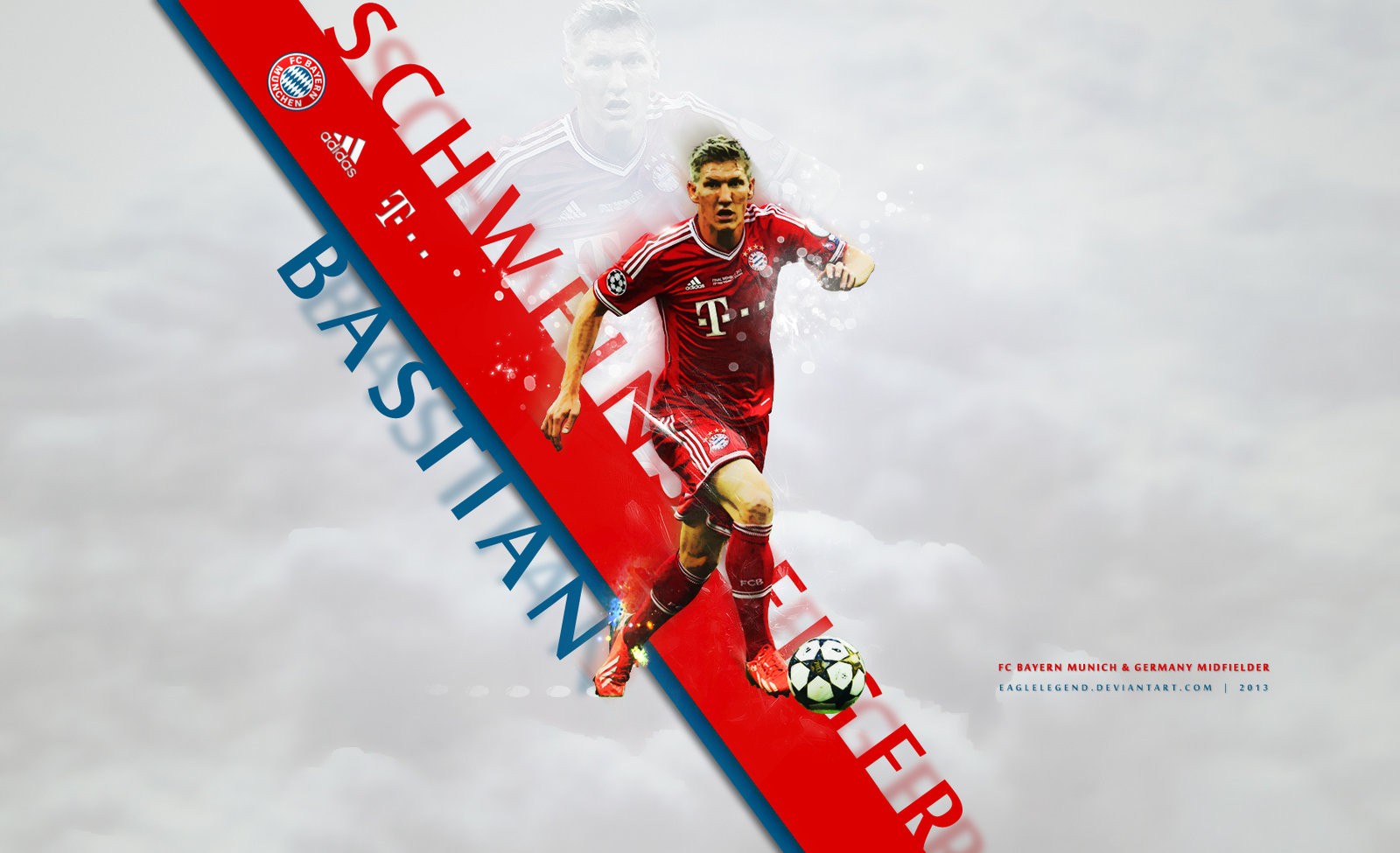 Bastian Schweinsteiger FC Bayern Soccer Bundesliga 1600x975