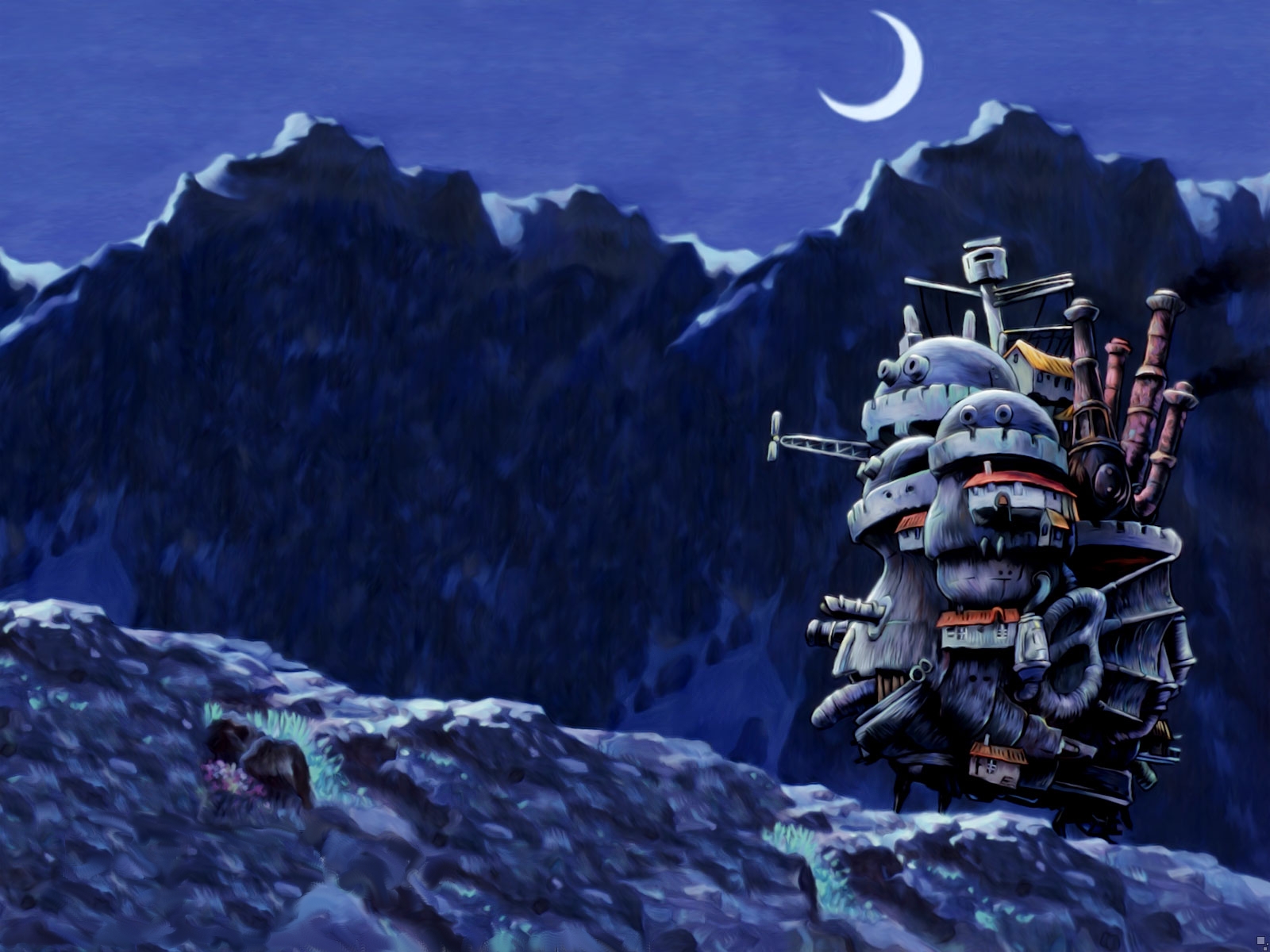 Anime Howls Moving Castle 1600x1200