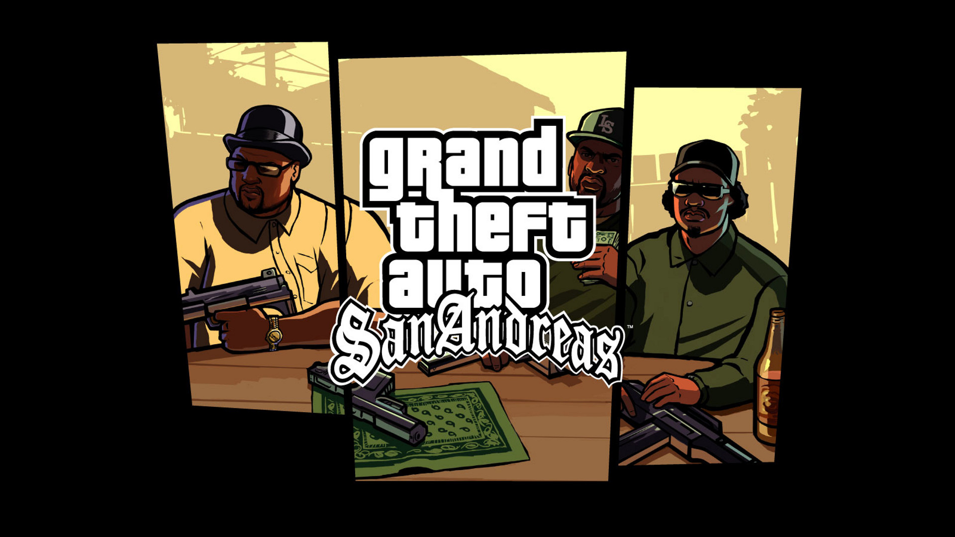 Grand Theft Auto San Andreas Big Smoke Grand Theft Auto Sweet Johnson Ryder Grand Theft Auto 1920x1080