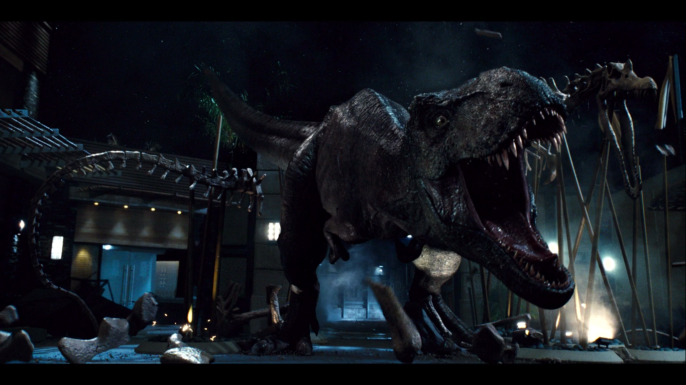 Jurassic World Tyrannosaurus Rex Movies Dinosaurs 1366x768