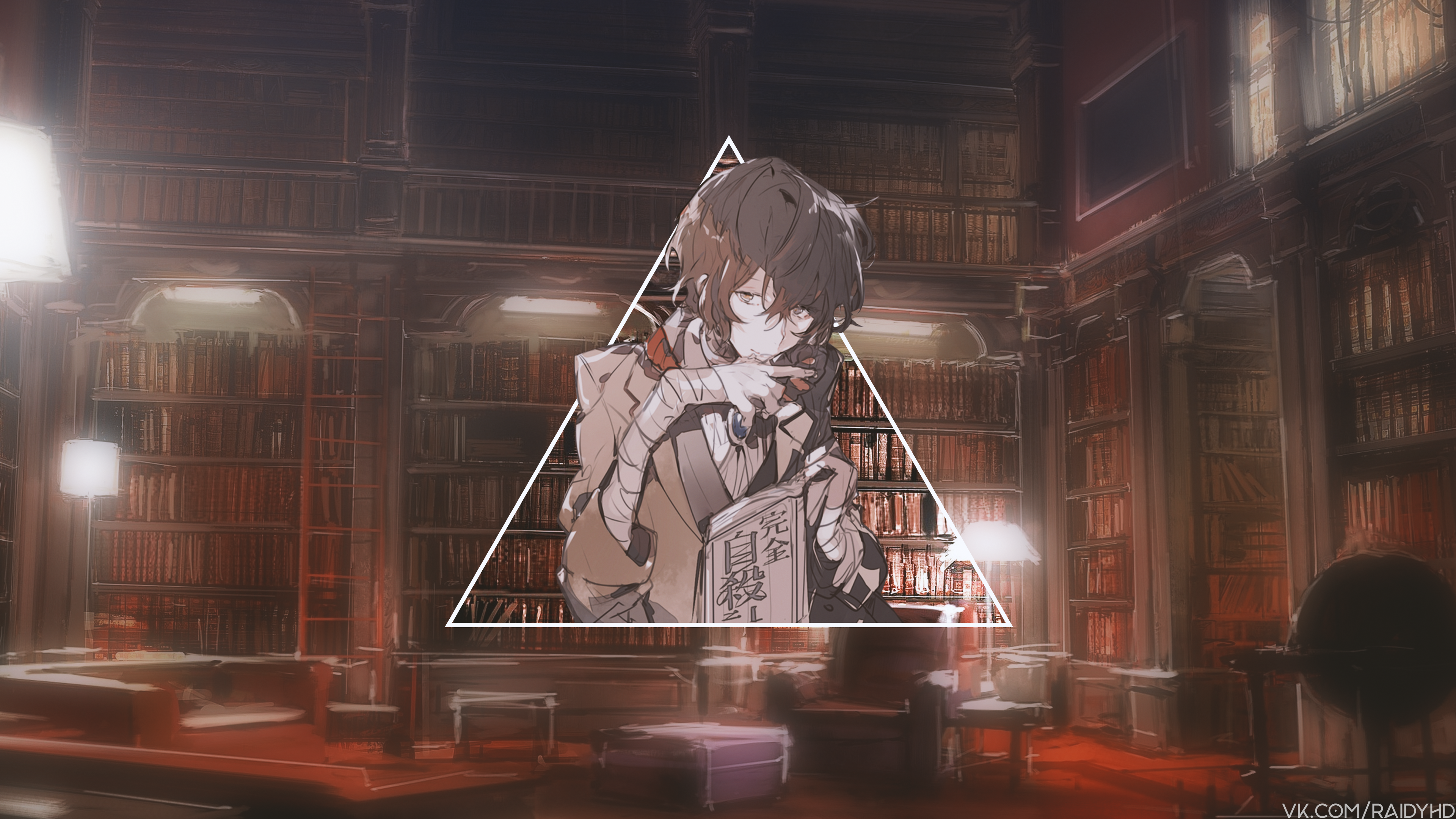 Anime Picture In Picture Dazai Osamu Dazai Osamu 3840x2160