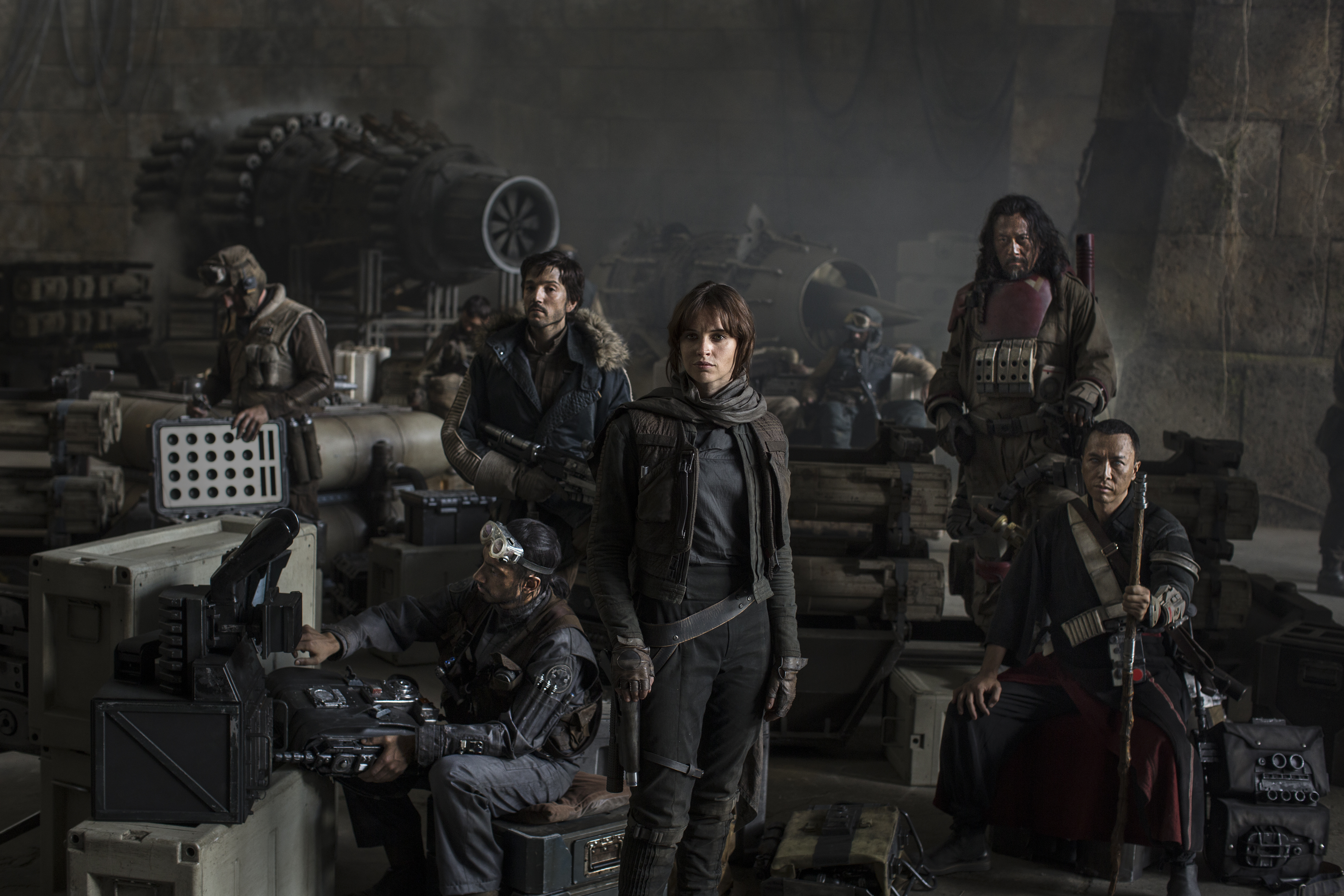 Rogue One A Star Wars Story Felicity Jones Jyn Erso Star Wars Jiang Wen Riz Ahmed Donnie Yen Diego L 4961x3307