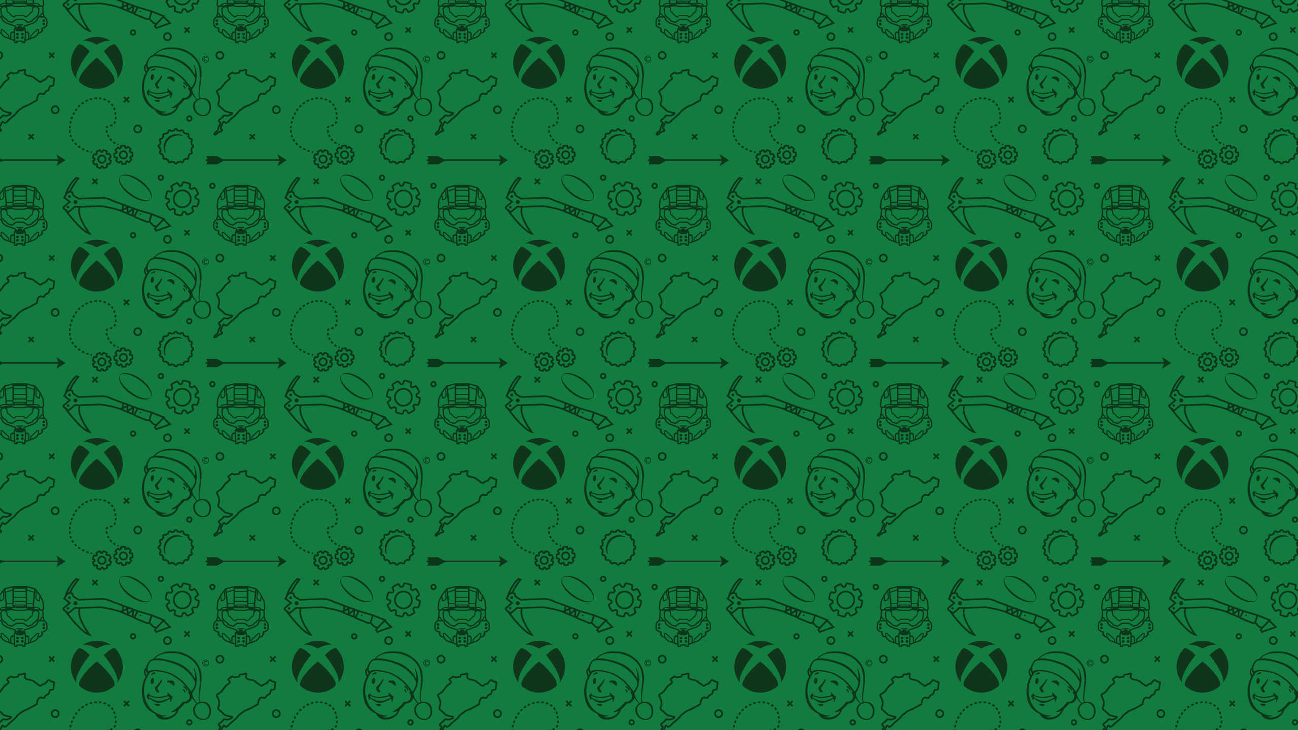 Video Games Xbox Logo Pip Boy 2560x1440