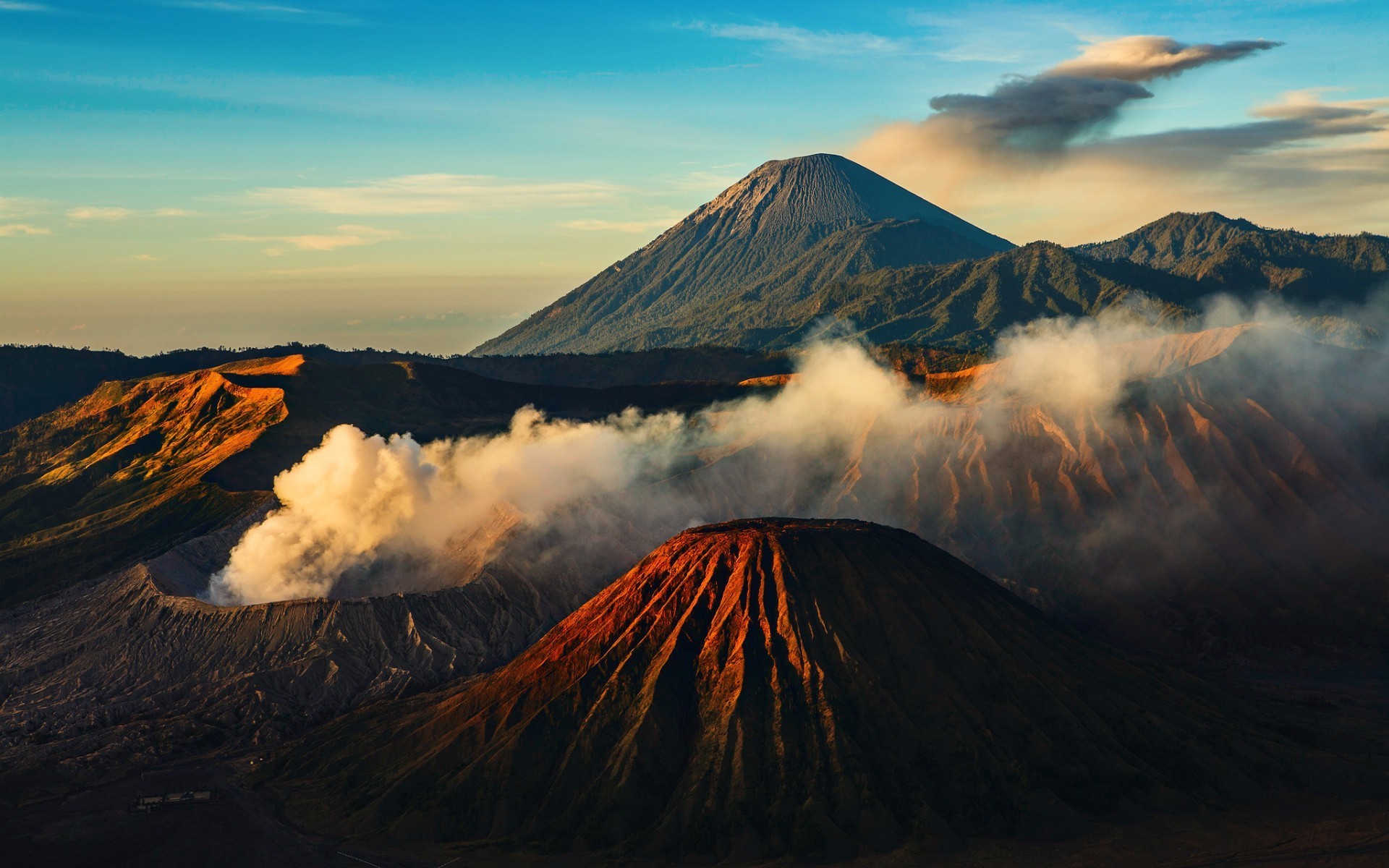 Volcano Landscape Nature Mount Bromo 1920x1200