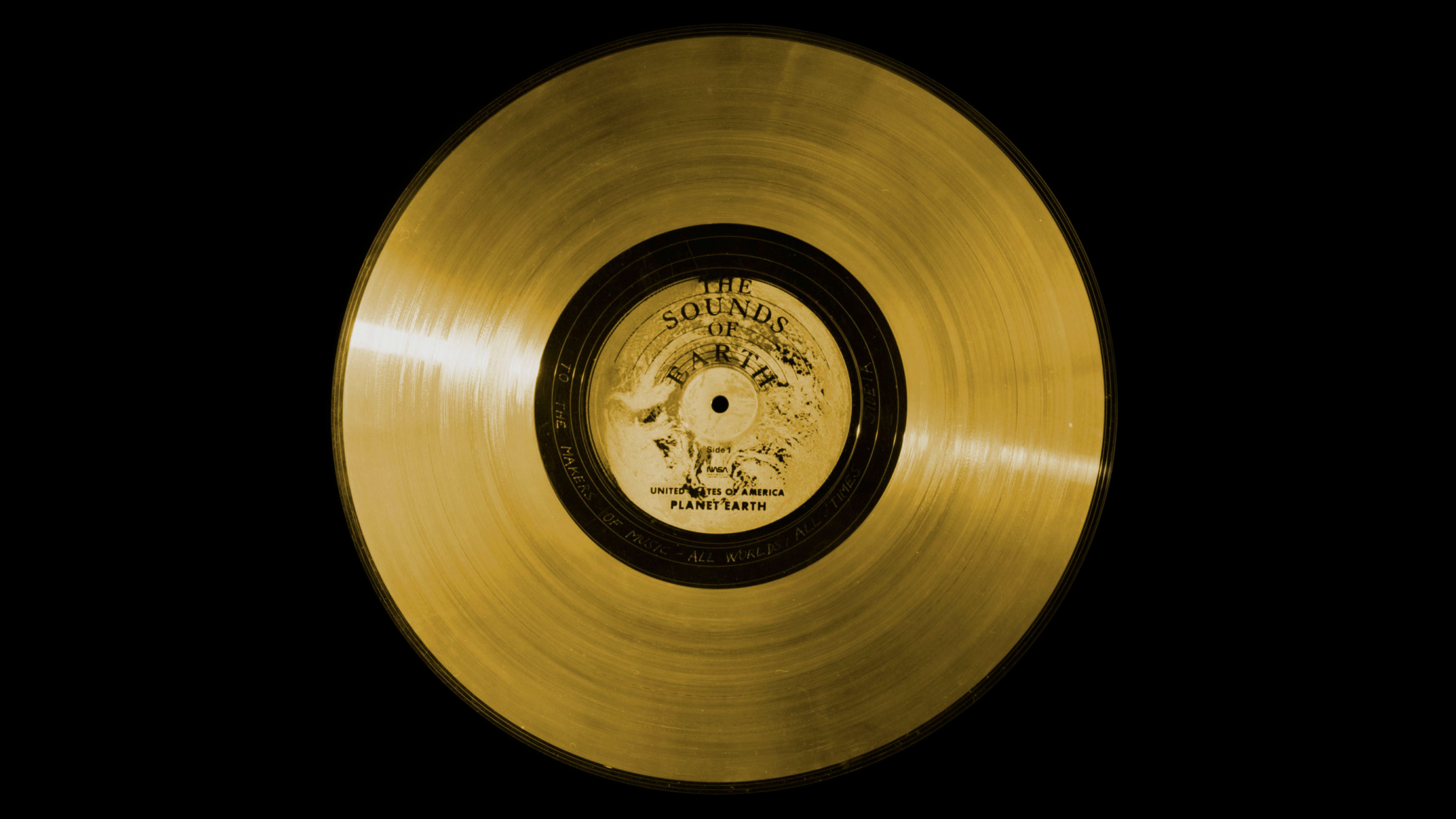 Discs Gold Space Voyager Golden Record Vinyl 2222x1250