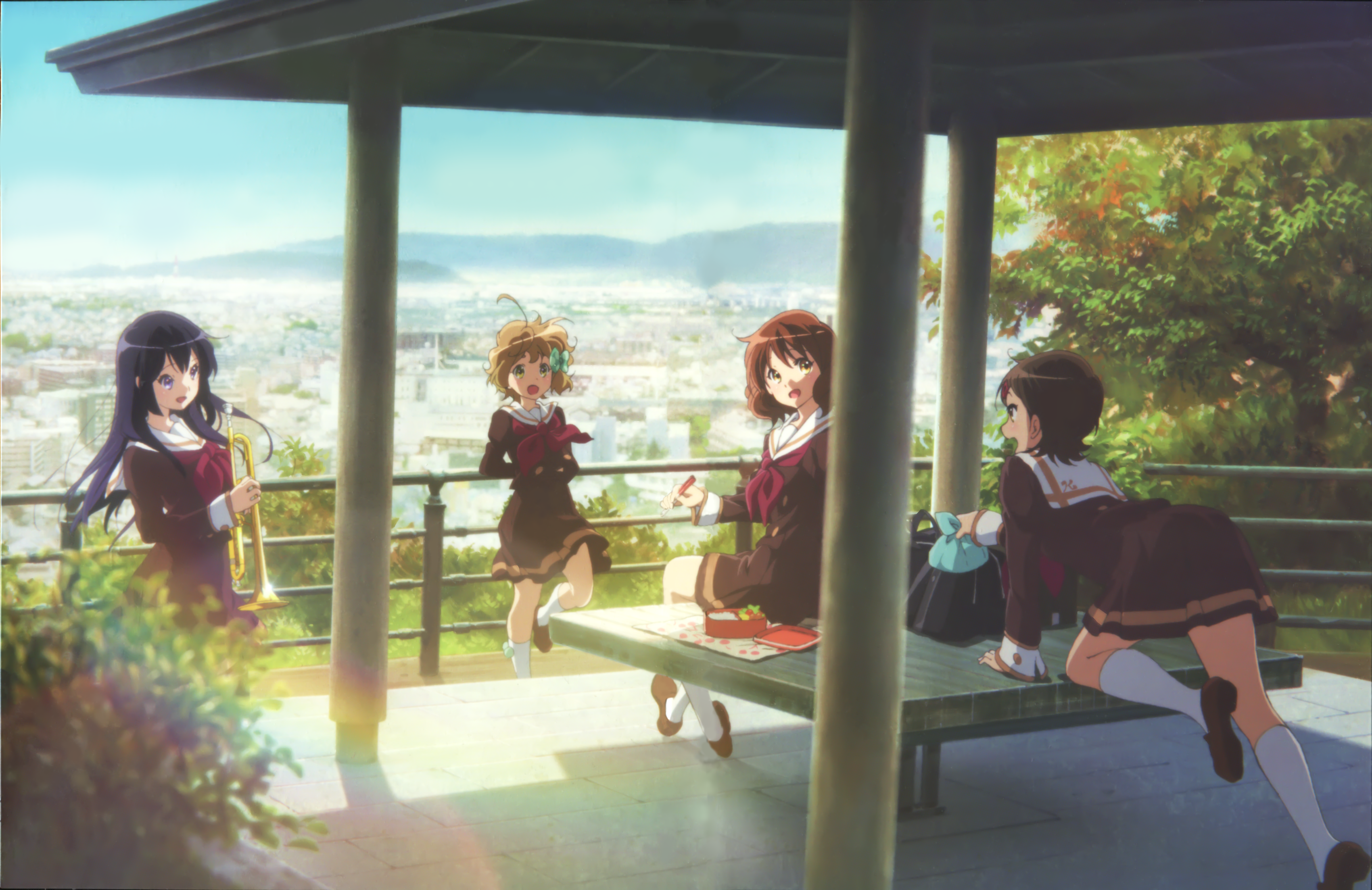 Kumiko Oumae Reina Kousaka Sapphire Kawashima Hazuki Katou 3401x2207