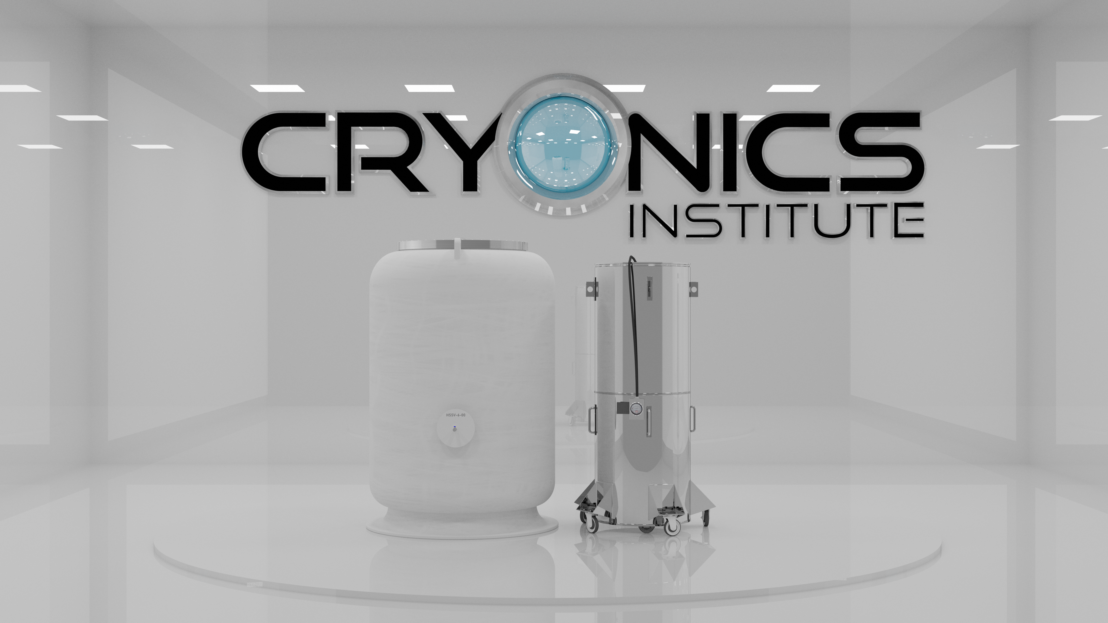 Cryonics Cryonics Cryonics Institute Logo 3D 3840x2160