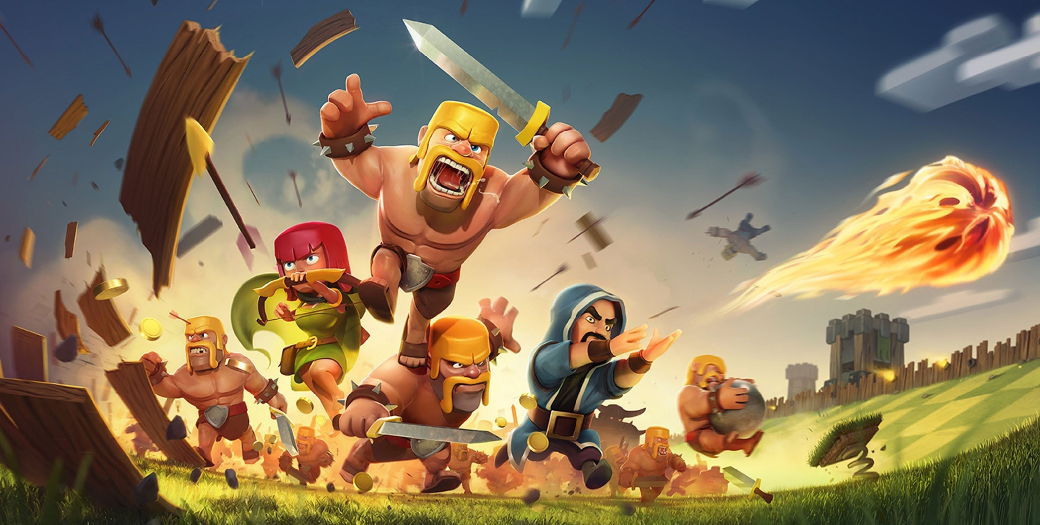 Video Game Clash Of Clans 2139x1080