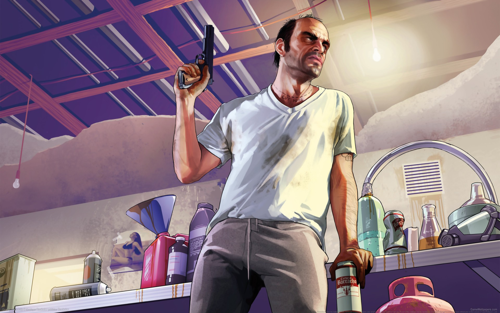 Grand Theft Auto V Trevor Philips 1920x1200