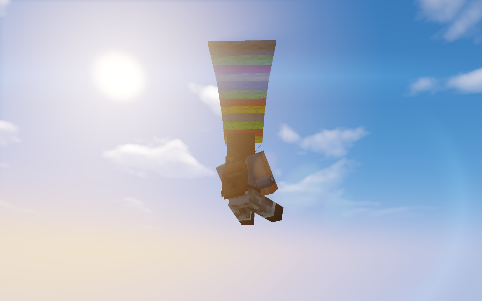 Minecraft Mojang Parachute Skydiving Steve Minecraft 1680x1050