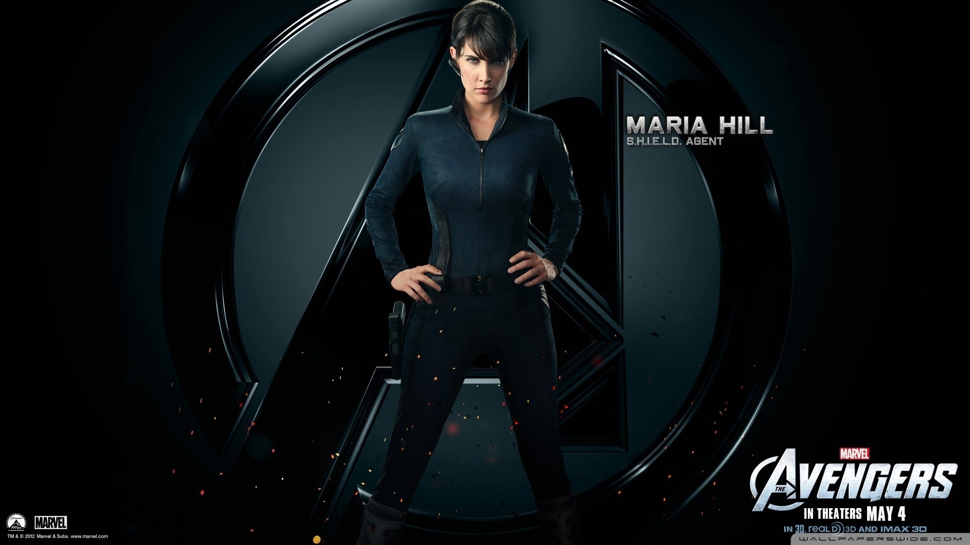 Movies The Avengers Maria Hill Cobie Smulders S H I E L D The Avengers S H I E L D Maria Hill Cobie  1920x1080