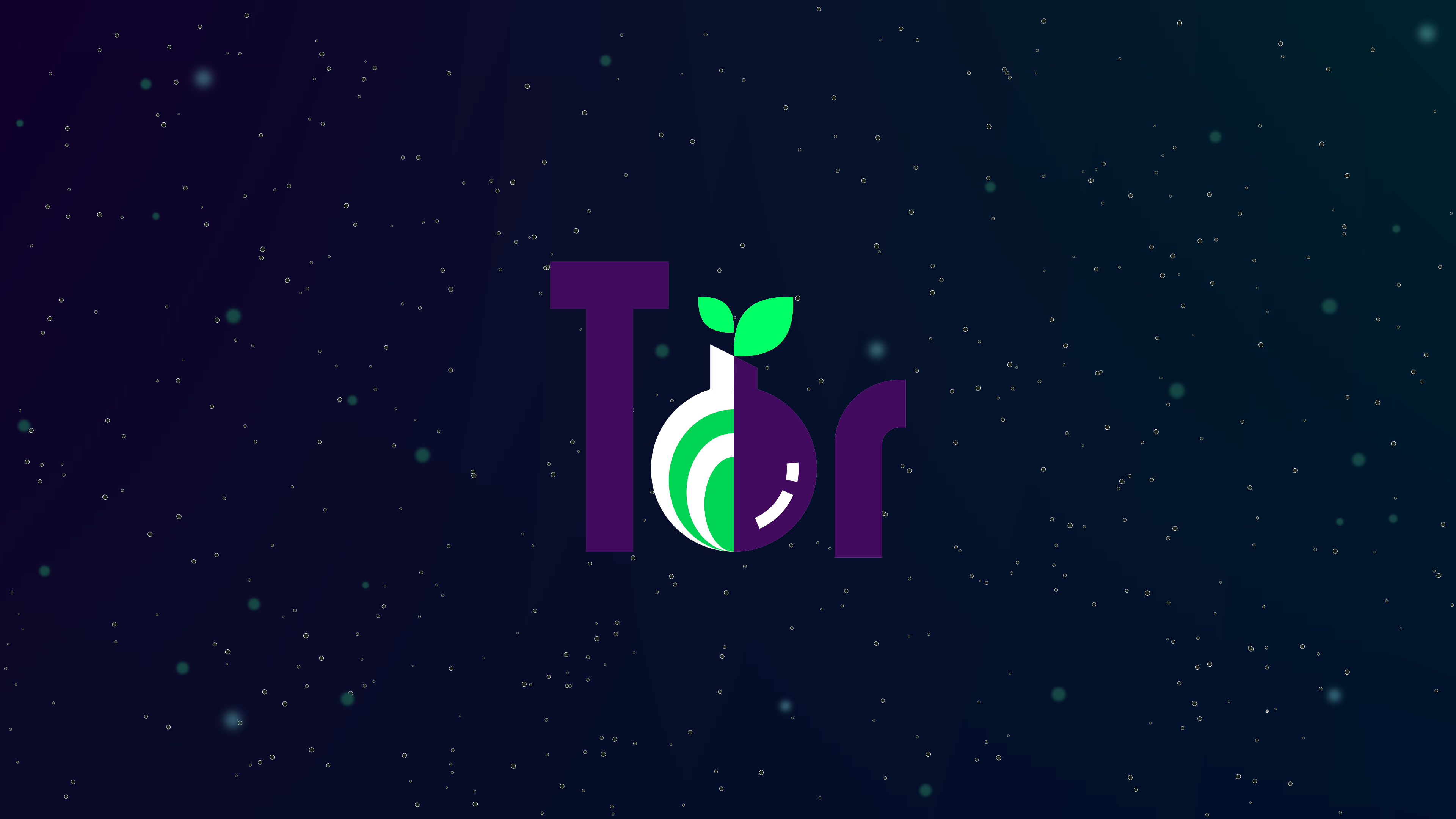 Tor Onion Simple Background Blue Background 3840x2160