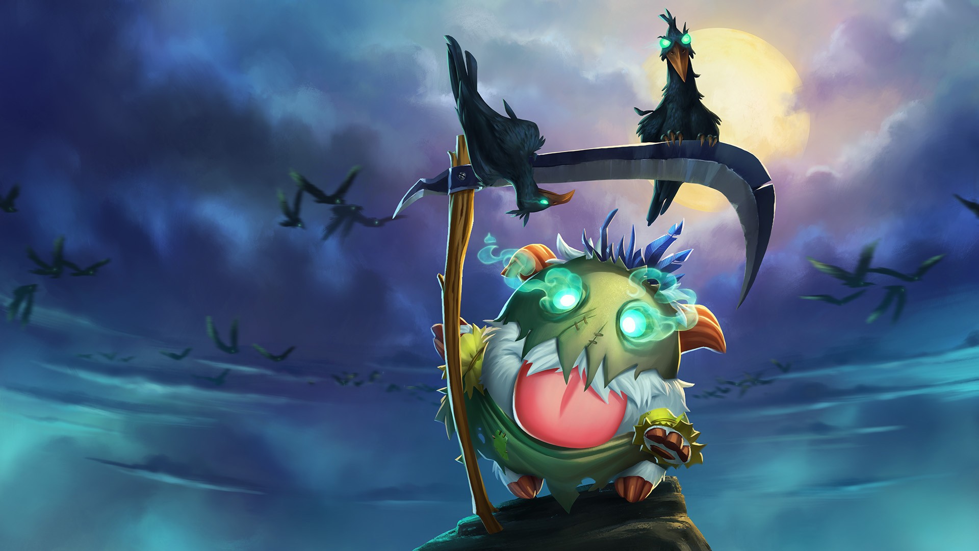 League Of Legends Poro Fiddlesticks 1920x1080