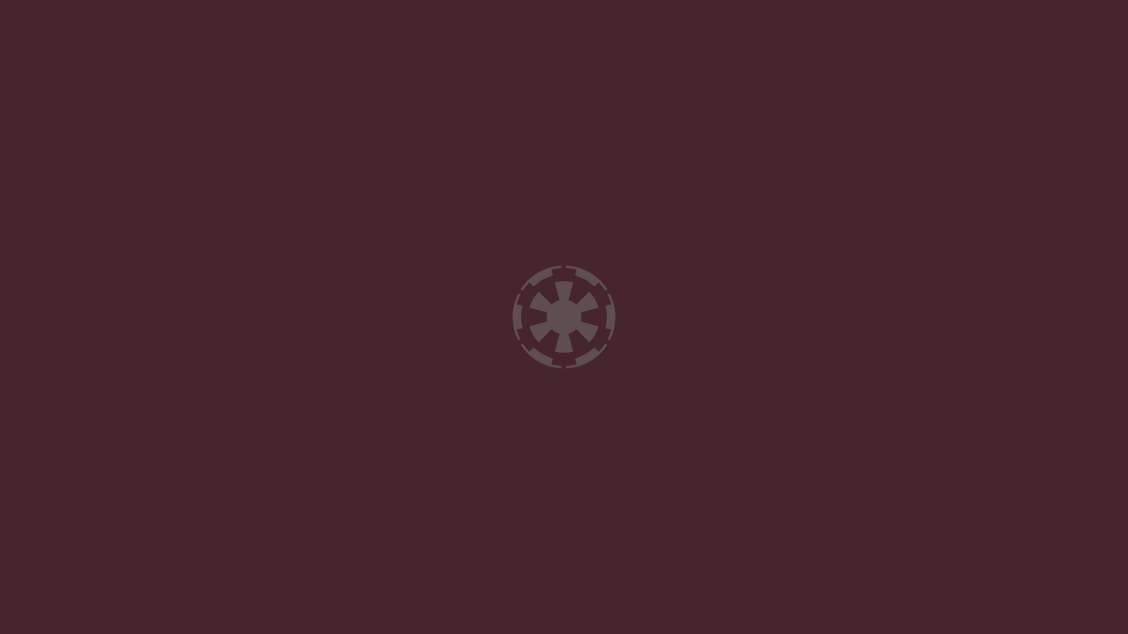 Star Wars Galactic Empire Minimalism 3840x2160