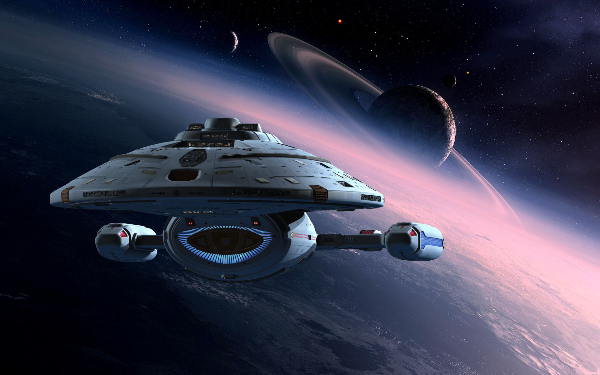 Space Star Trek Voyager Sci Fi 1920x1200