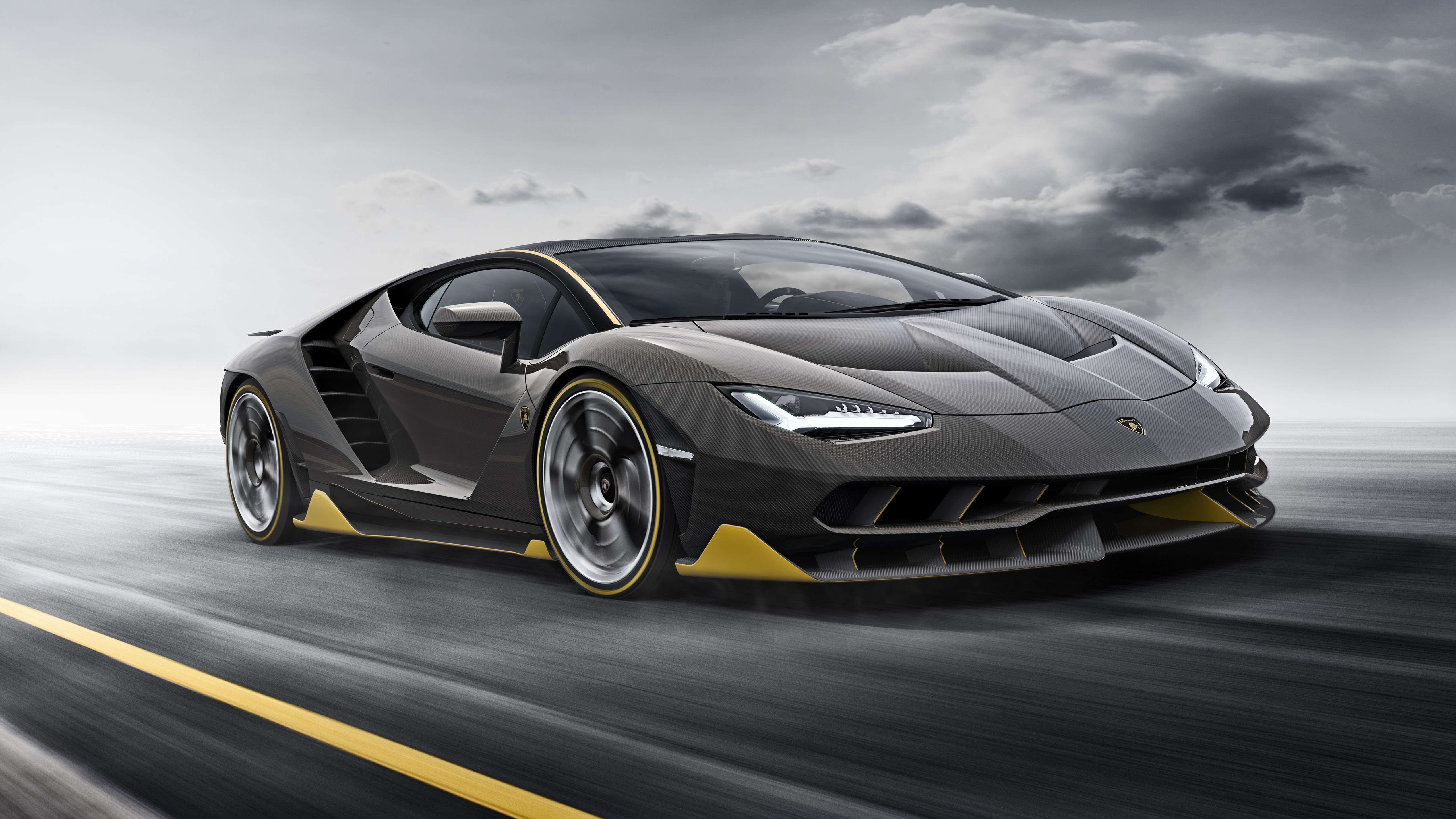 Lamborghini Centenario LP770 4 Car Vehicle Super Car Motion Blur Road Car Lamborghini Lamborghini 5120x2880