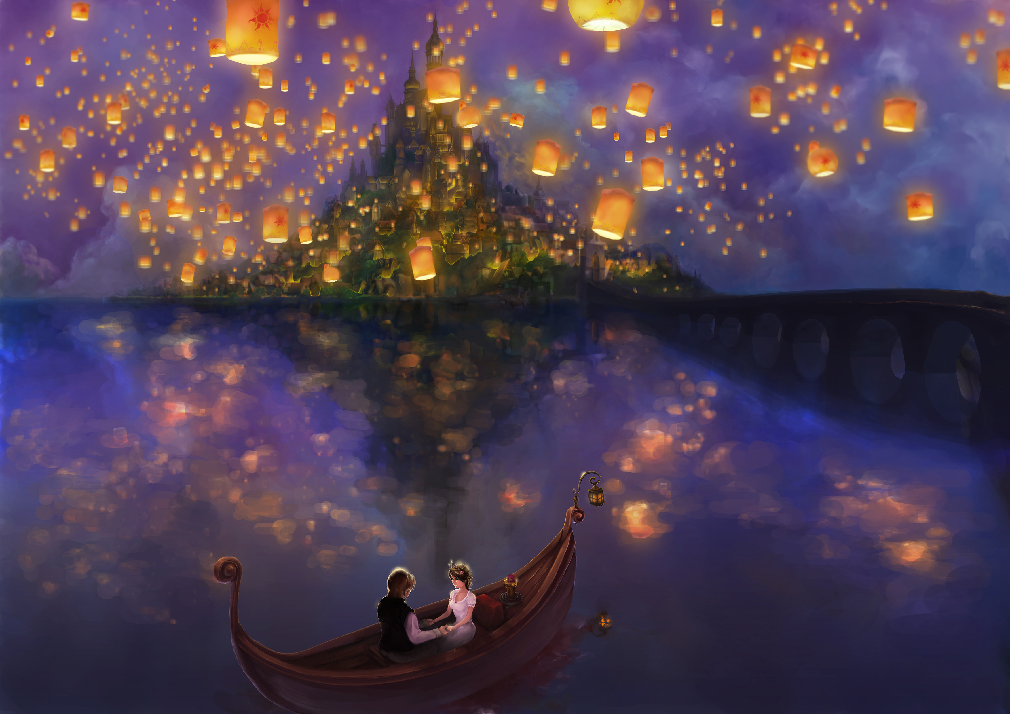 Cartoon Walt Disney Tangled 3508x2480