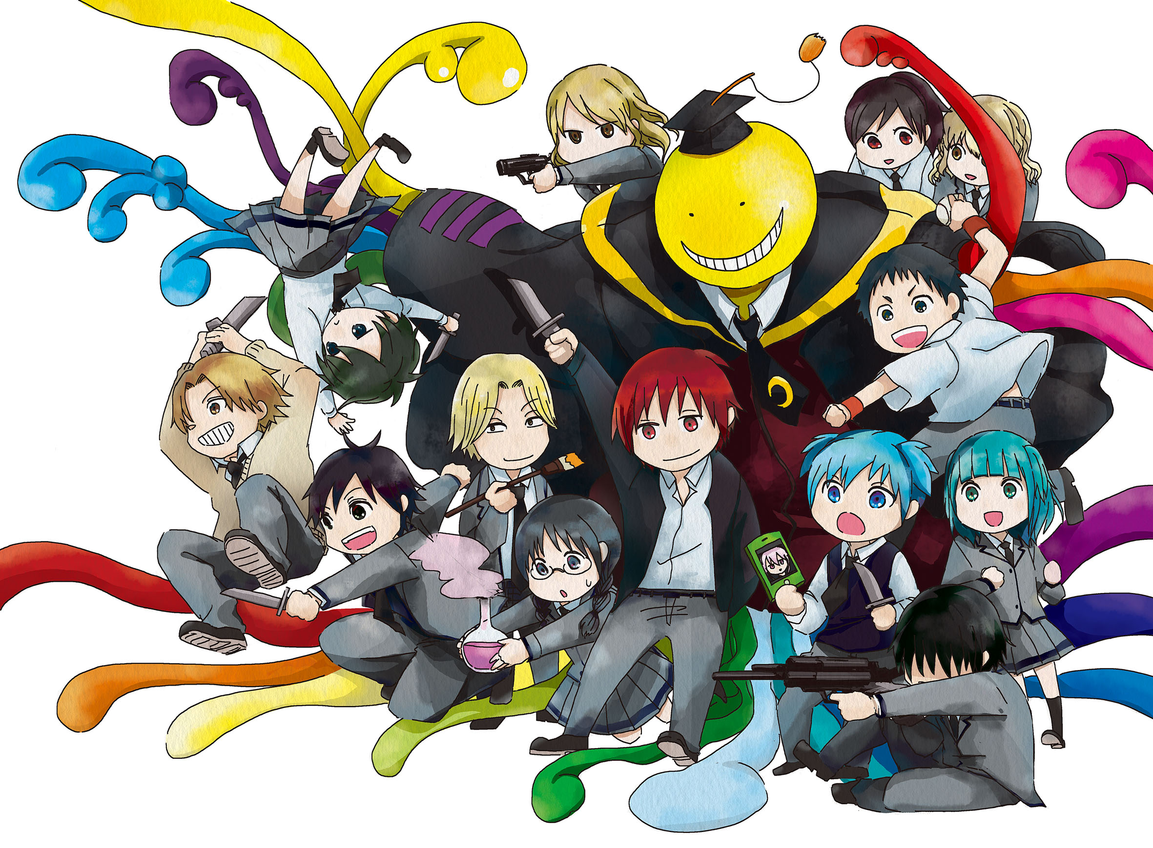 Karma Akabane Ryuunosuke Chiba Rinka Hayami Y Ma Isogai Kaede Kayano Koro Sensei Hinano Kurahashi Hi 2362x1739