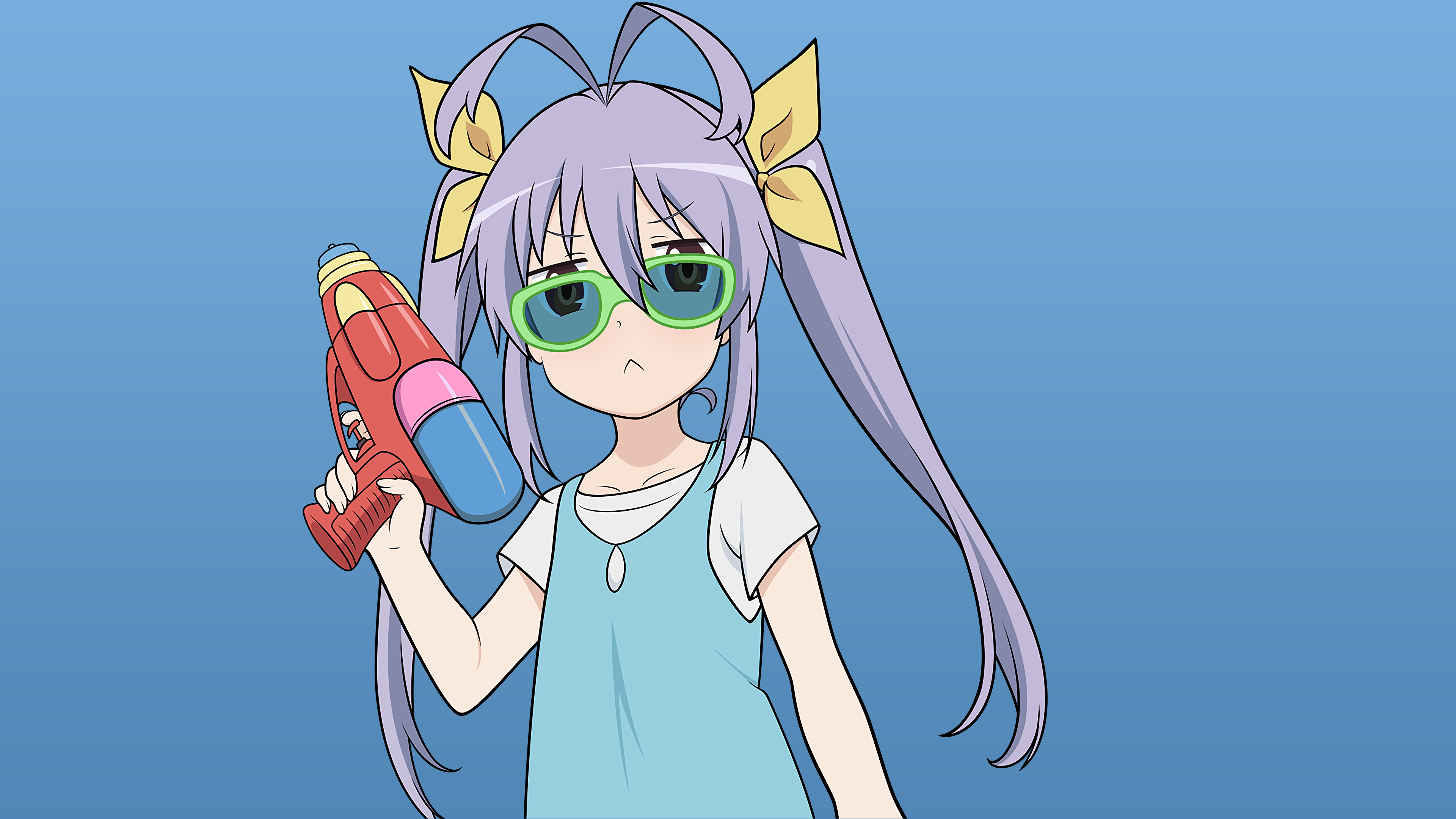 Miyauchi Renge Non Non Biyori Twintails Anime Girls 3840x2160