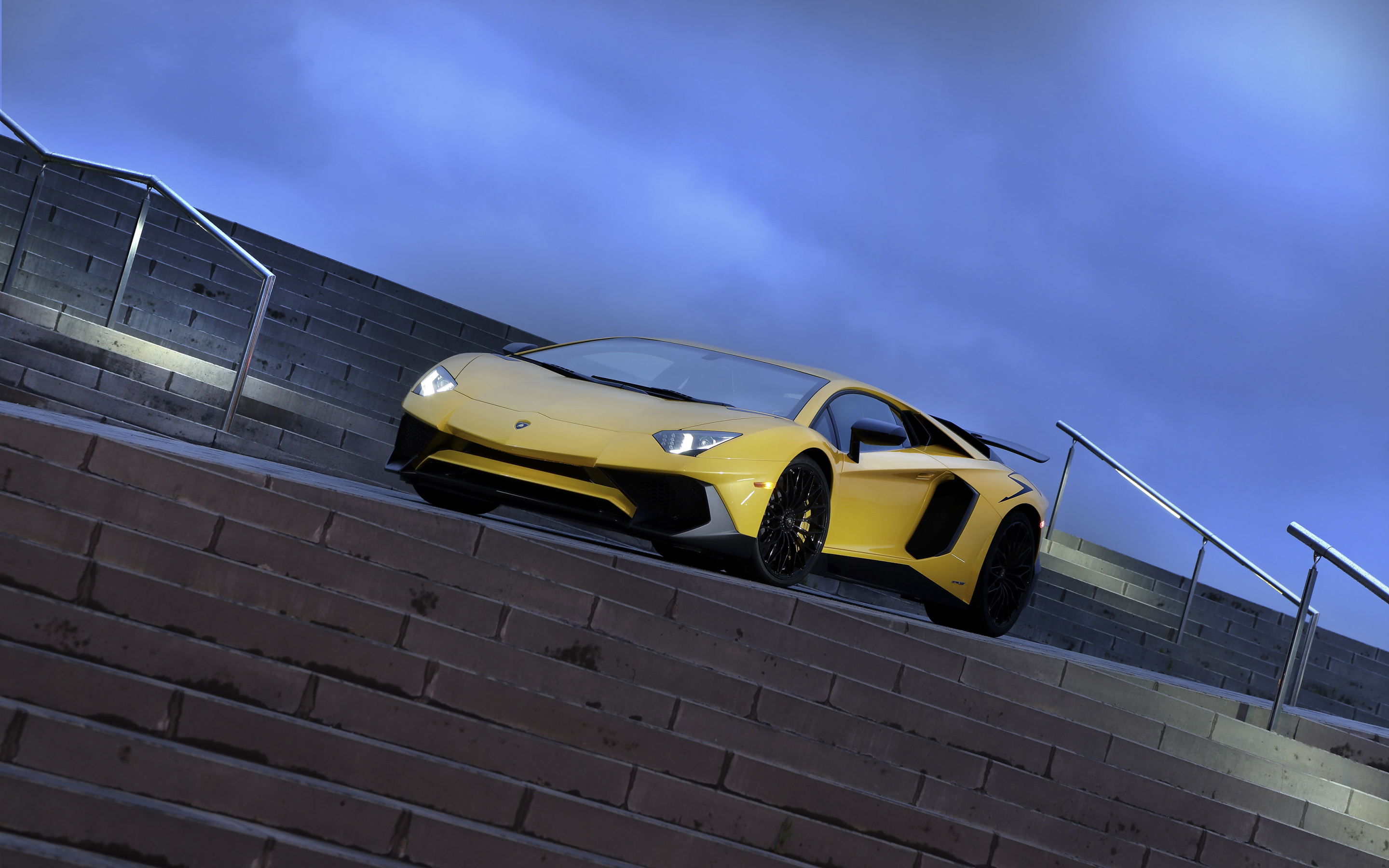 Lamborghini Aventador LP750 4 SV Stairs Car Super Car Vehicle 2880x1800