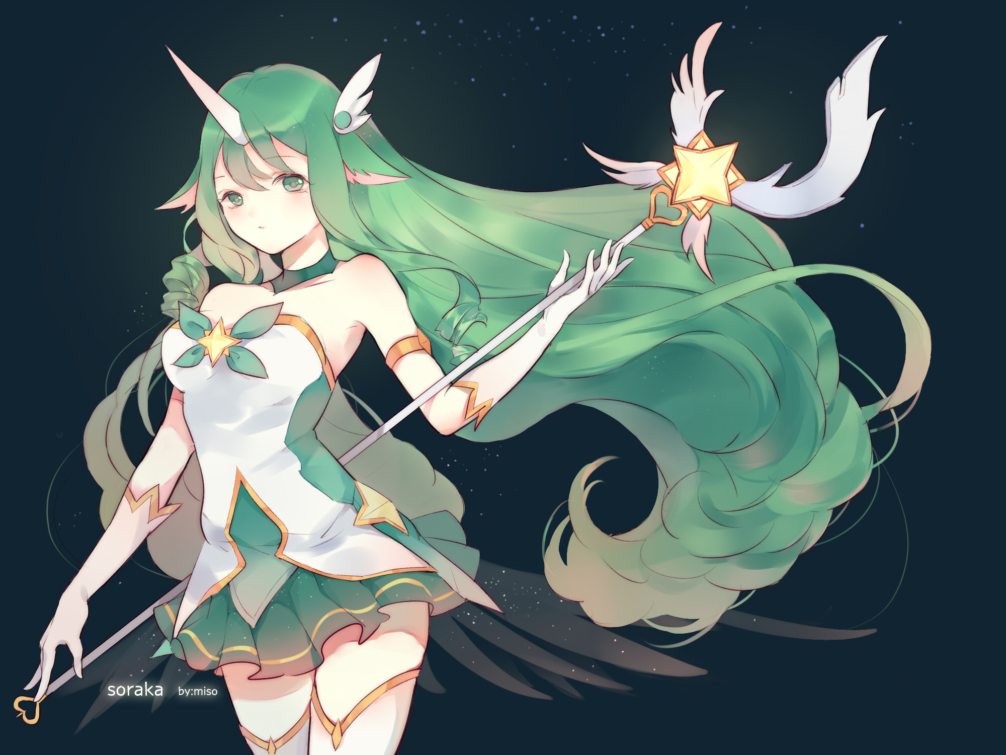 Soraka League Of Legends League Of Legends League Of Legends Star Guardian Soraka Star Guardian Sora 2000x1500