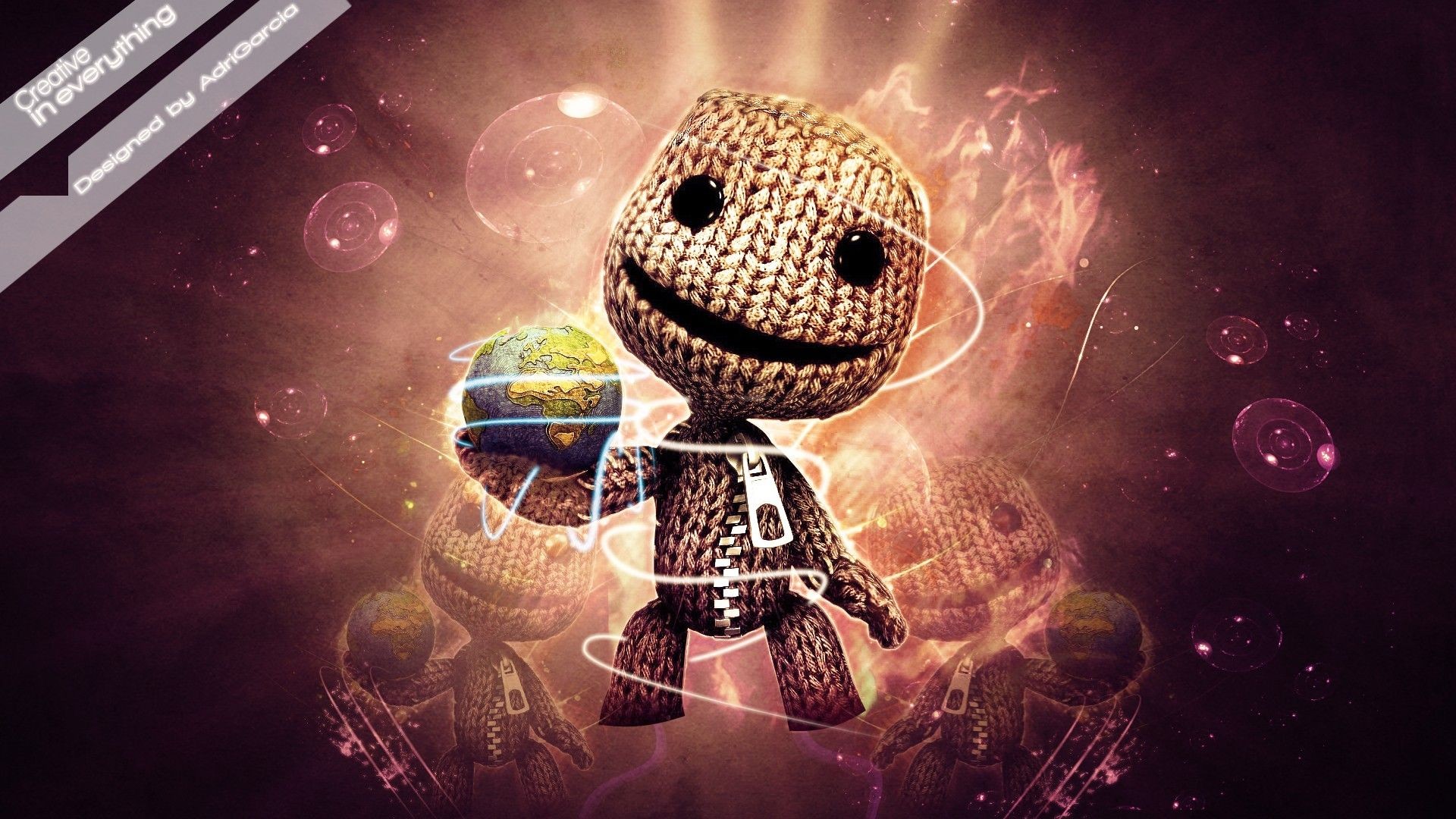 Little Big Planet Video Games Video Game Art 1920x1080