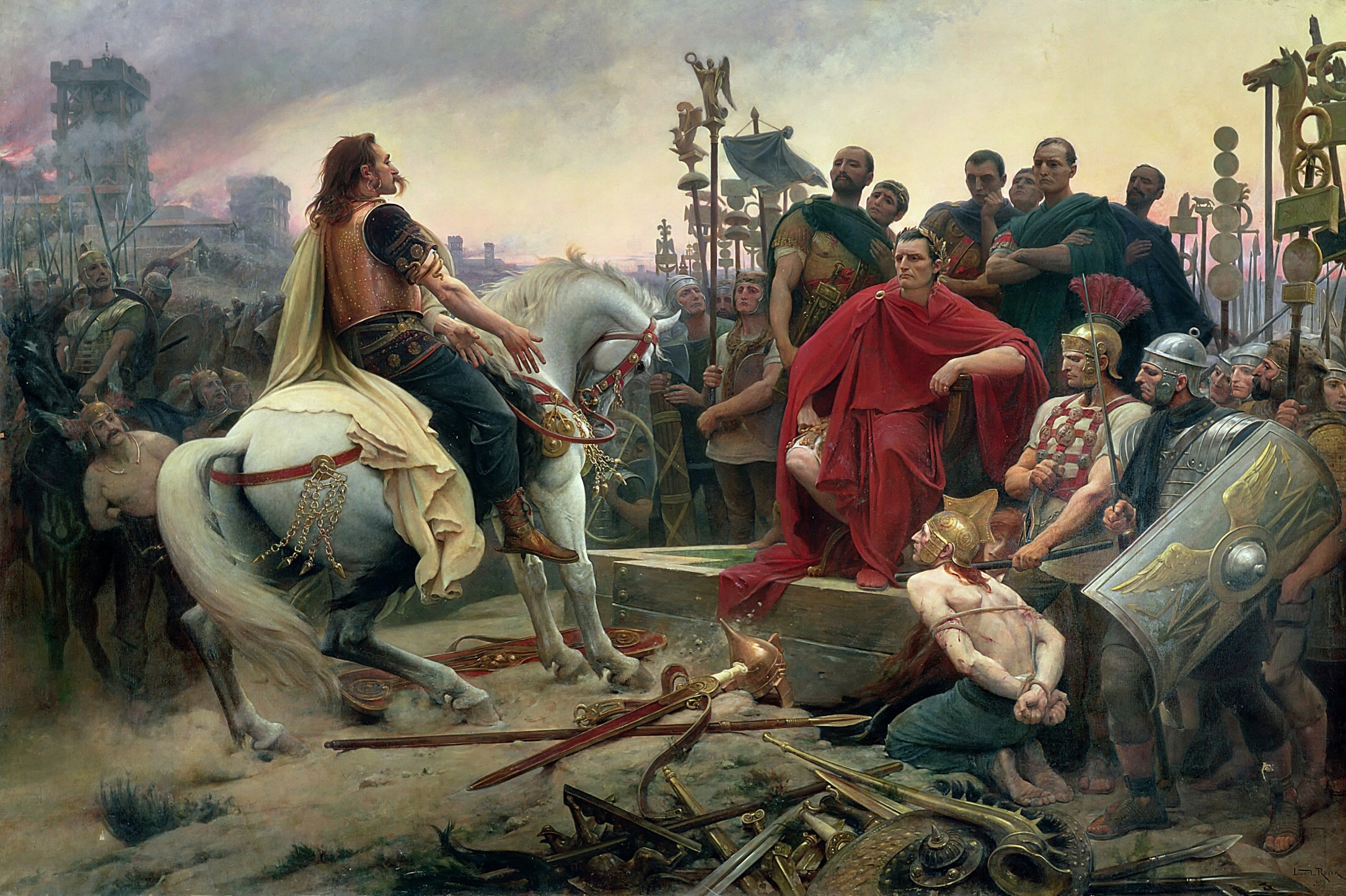 Roman Empire Painting Julius Caesar 2172x1447