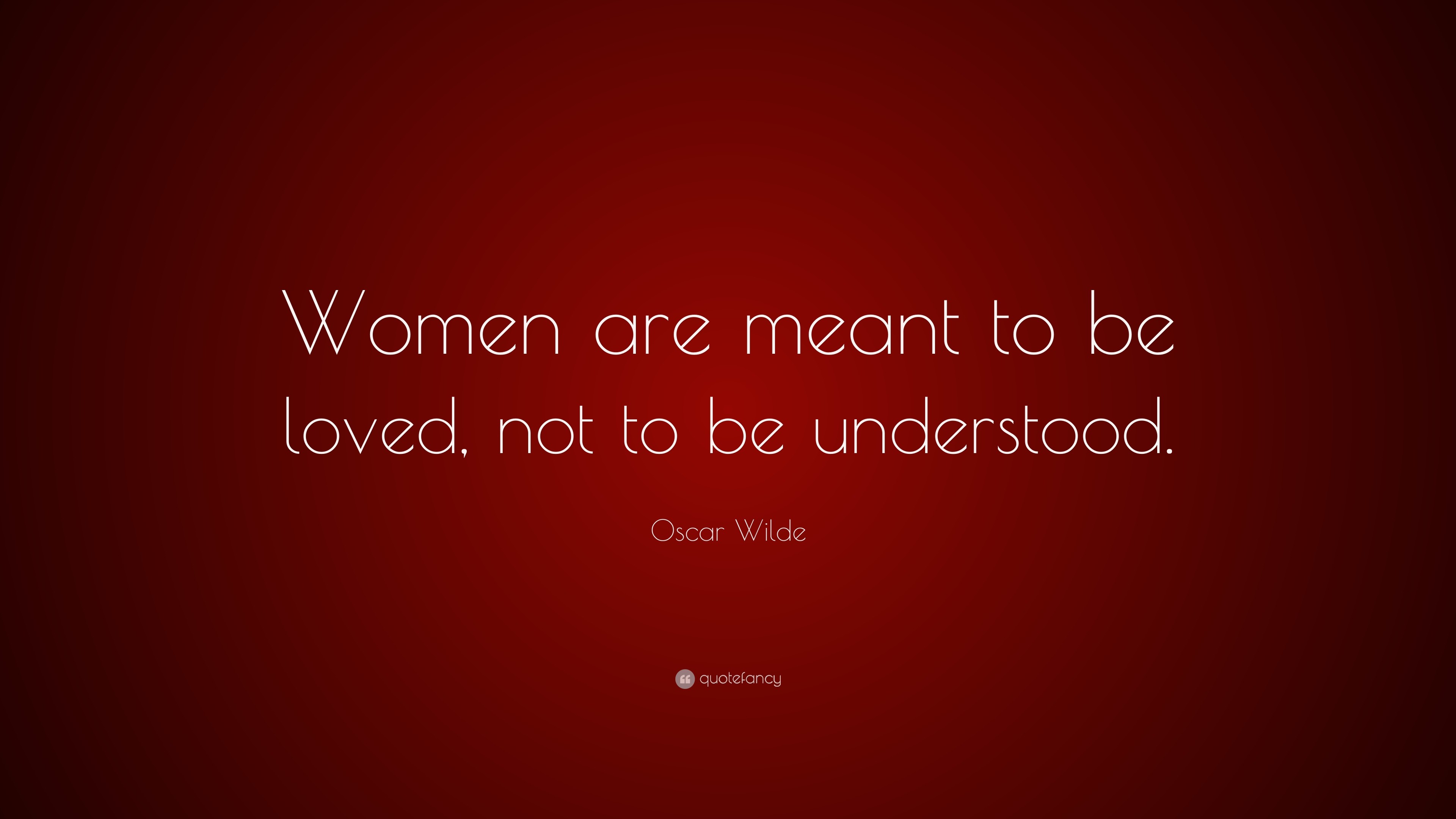 Oscar Wilde Quote Text Inspirational Motivational Red Simple Background Red Background Women 3840x2160