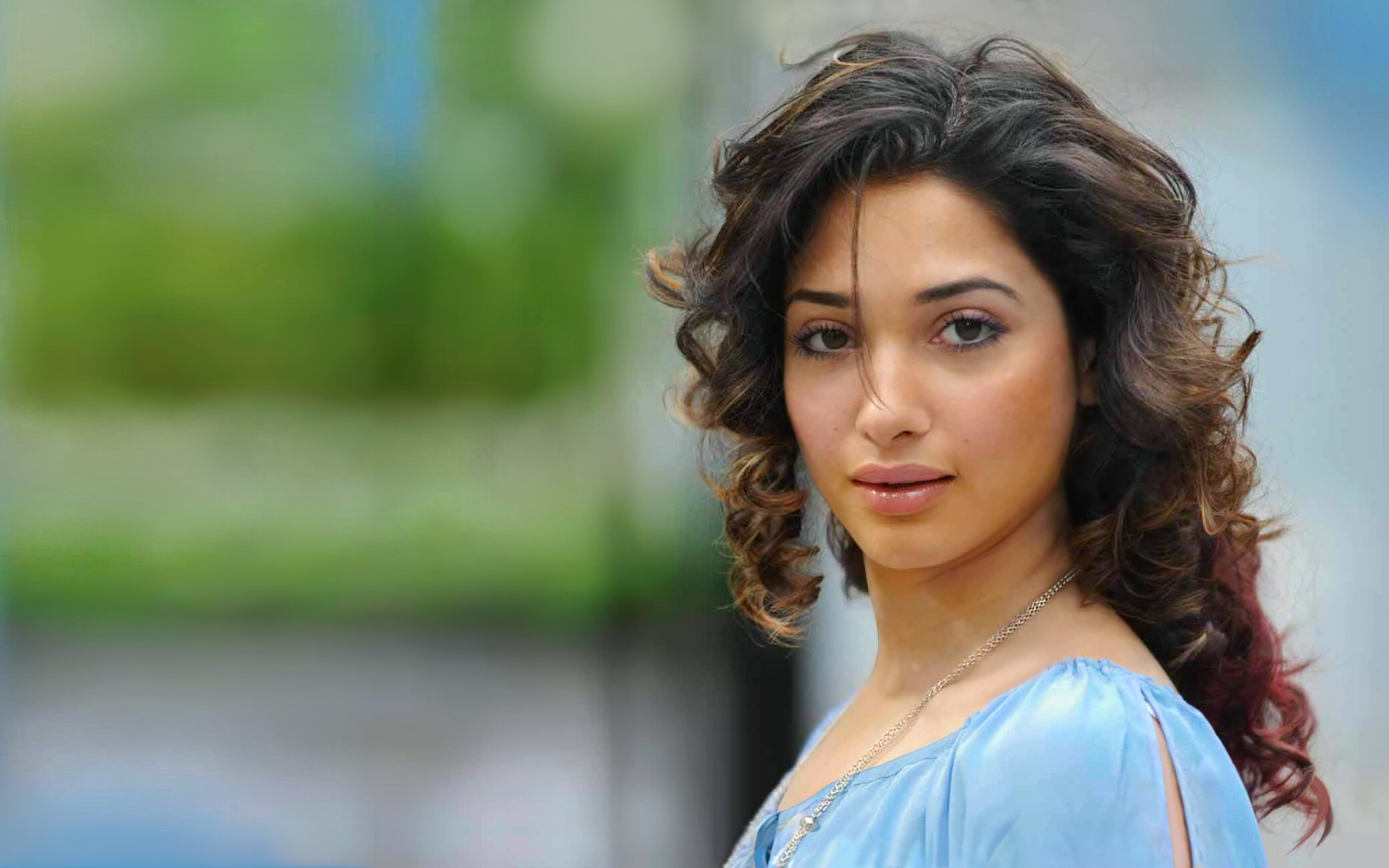 Bollywood Tamannaah Bhatia Bokeh Brunette Actress 2080x1300