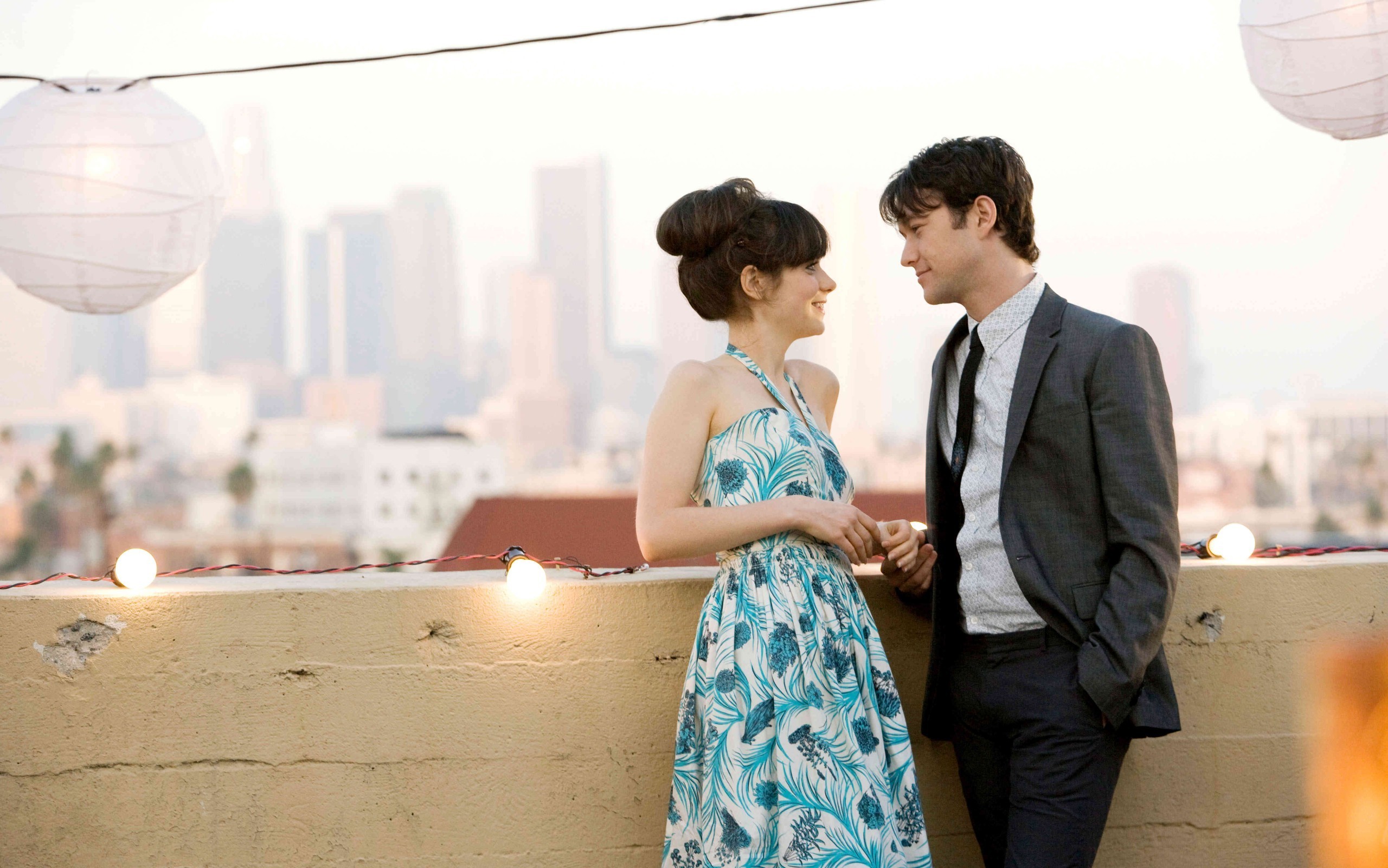 Joseph Gordon Levitt Zooey Deschanel 500 Days Of Summer Tom Hansen Summer Finn 2560x1600