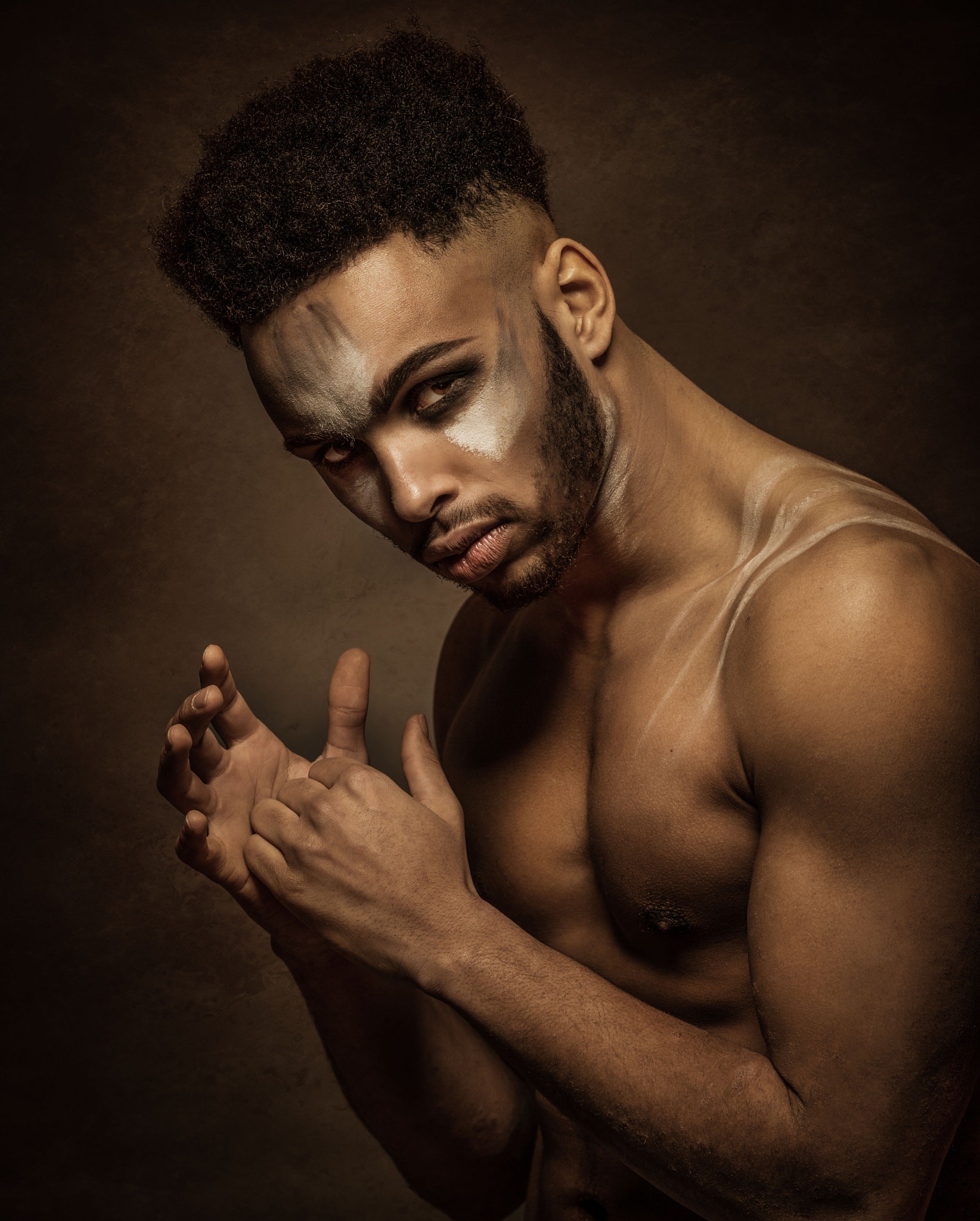 Joachim Bergauer Men 500px Model Portrait Face African Curly Hair Black Hair Looking At Viewer Face  1644x2048