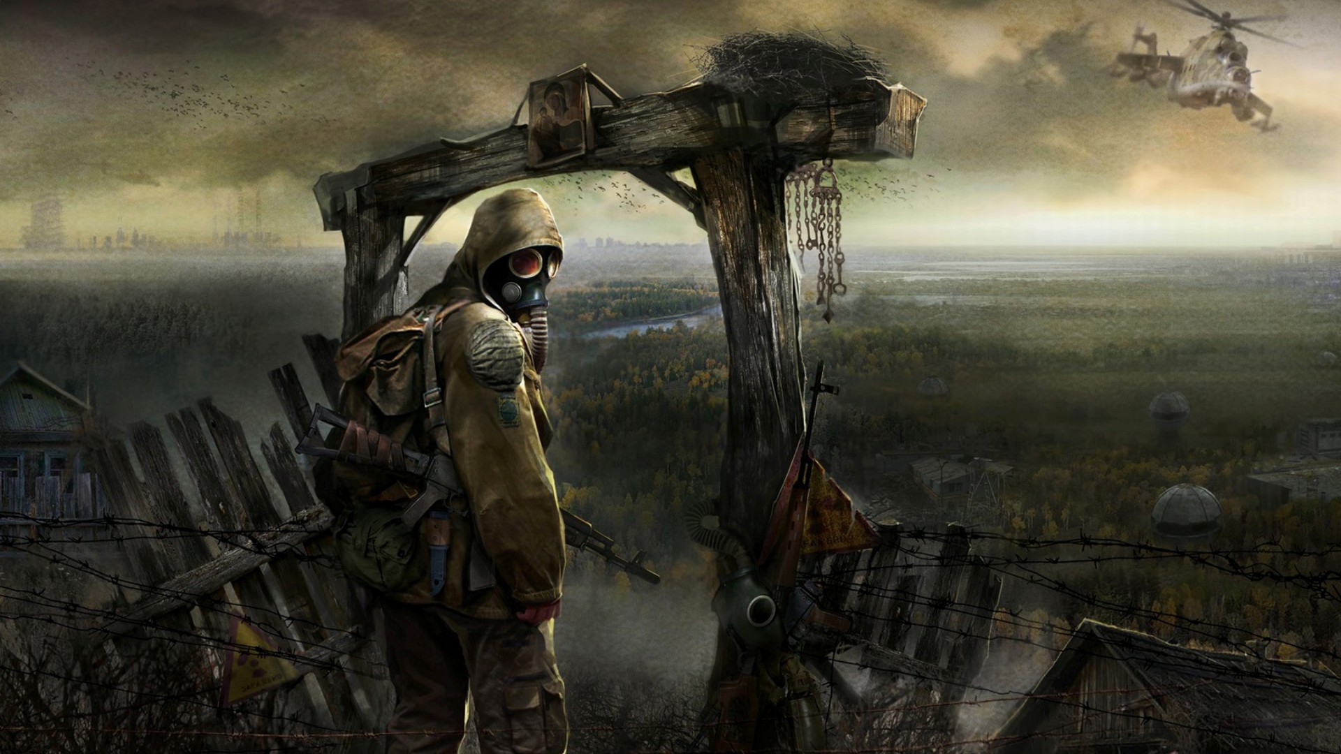 Russia S T A L K E R Apocalyptic S T A L K E R Call Of Pripyat Video Games Apocalyptic Video Games 1920x1080