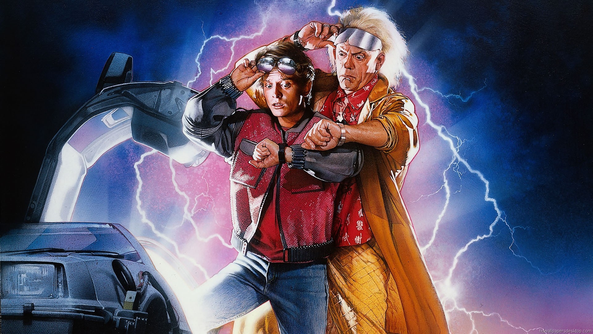 Back To The Future Science Fiction Science Fiction DeLorean Movies Time Travel Back To The Future Ch 1920x1080