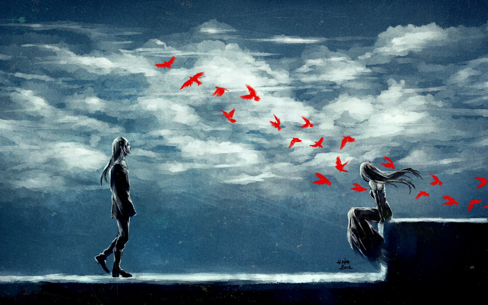 Artwork Love NanFe Birds 1920x1200