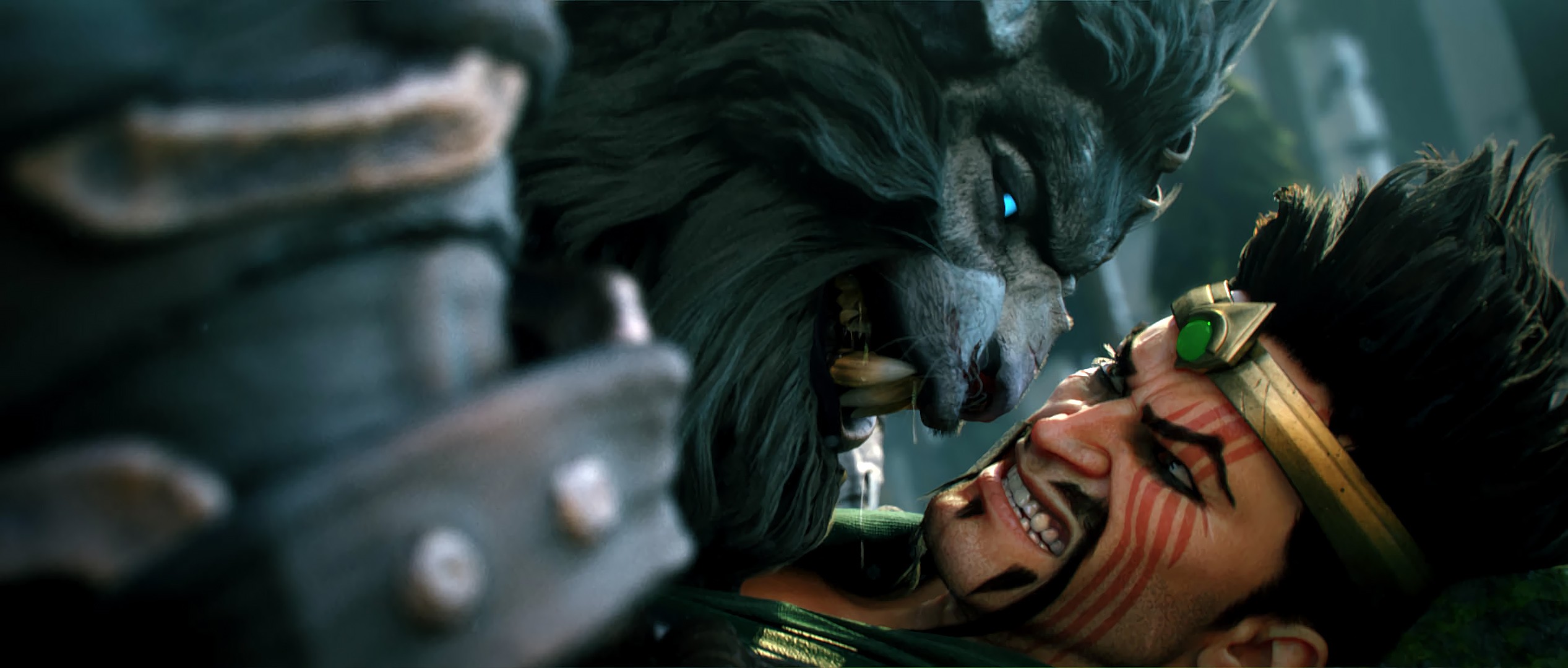 League Of Legends Rengar Draven 2534x1080