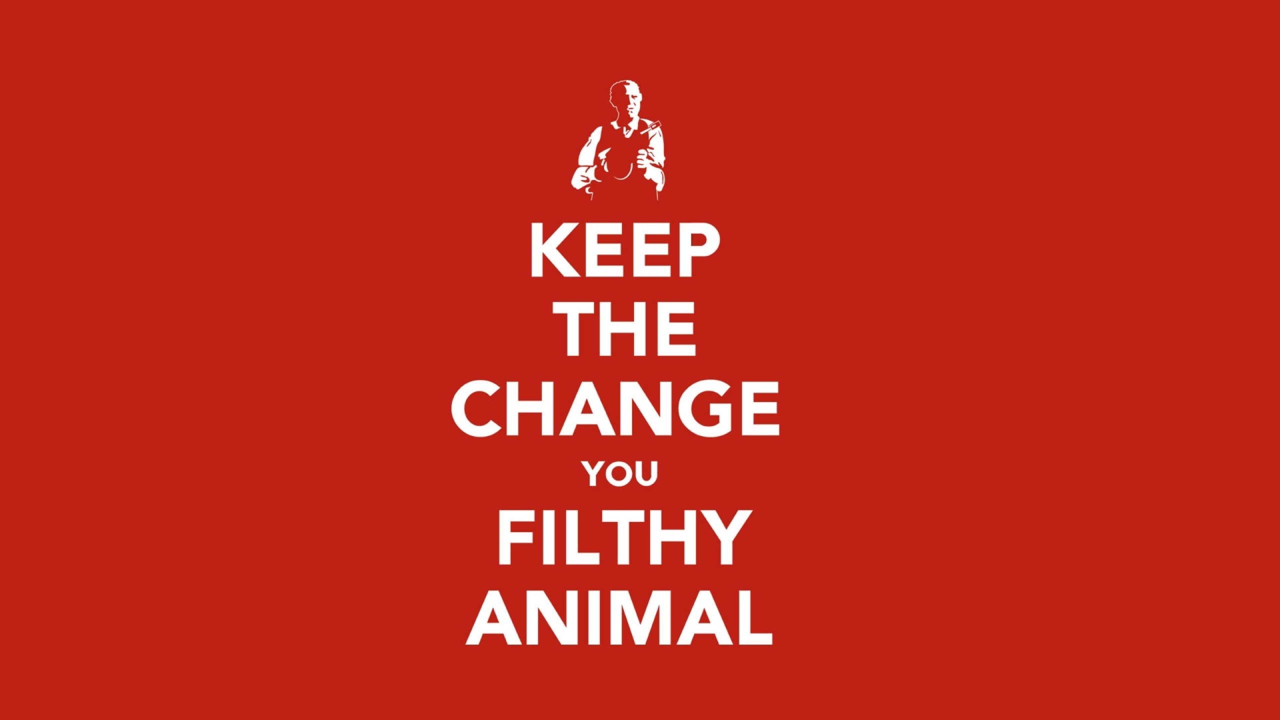 Humor Red Quote Keep Calm And 2560x1440