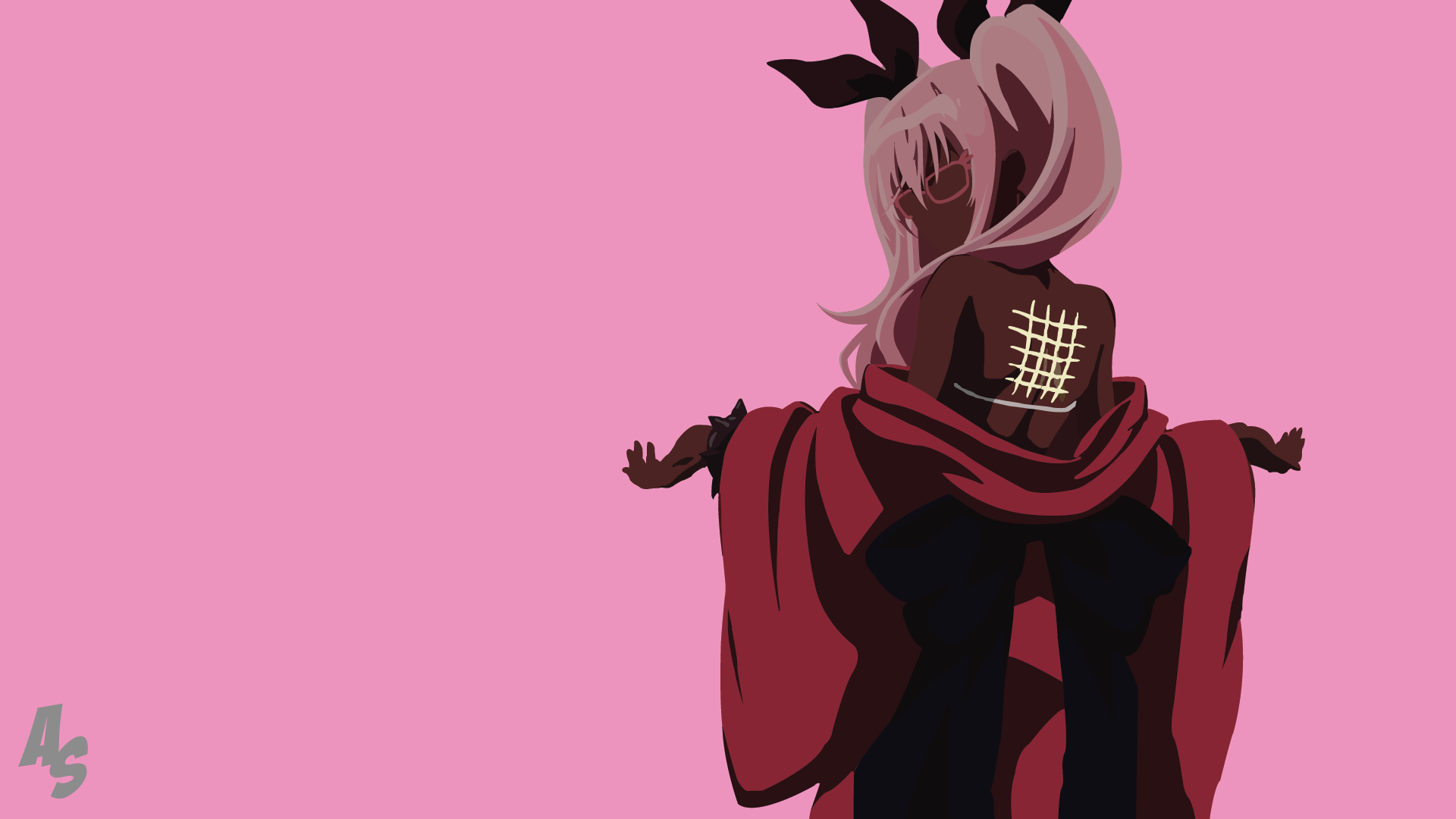 Sousei No Onmyouji Anime Girls Anime Pink Background Simple Background 1920x1080