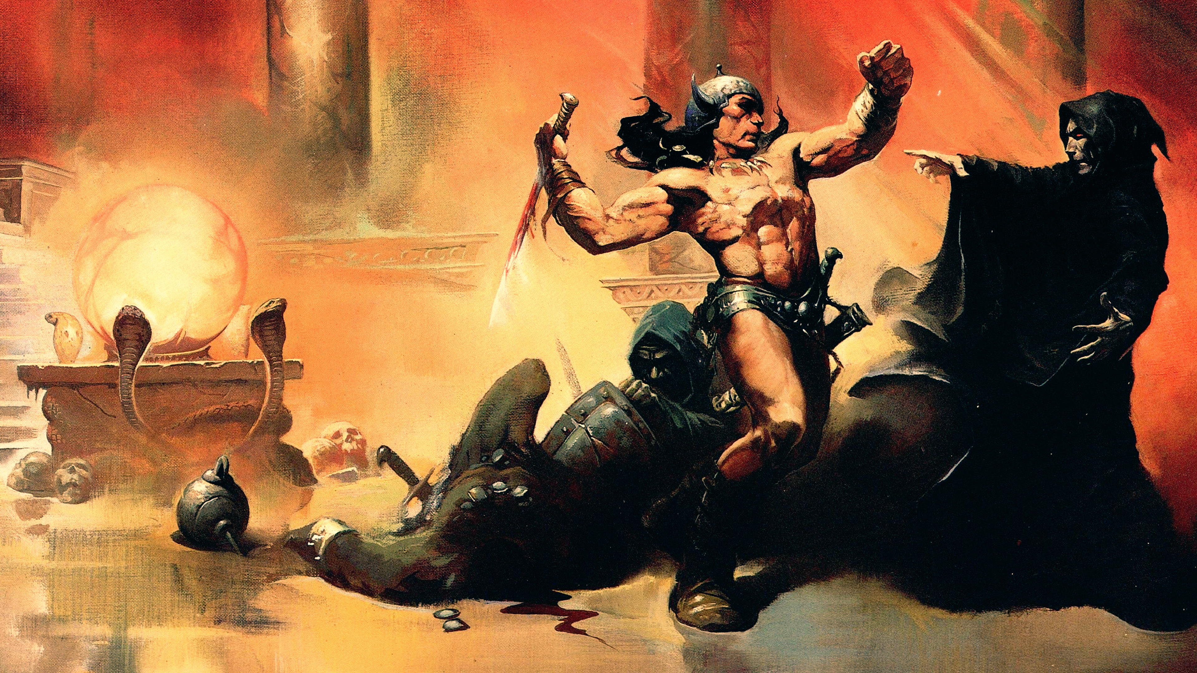 Frank Frazetta Artwork Concept Art Fantasy Art Conan The Barbarian 3840x2160