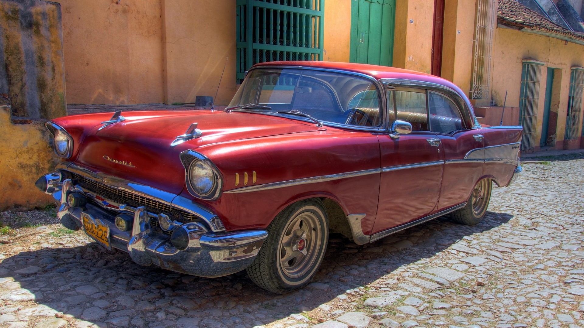 Car Cuba Chevrolet Chevrolet Bel Air 1920x1080